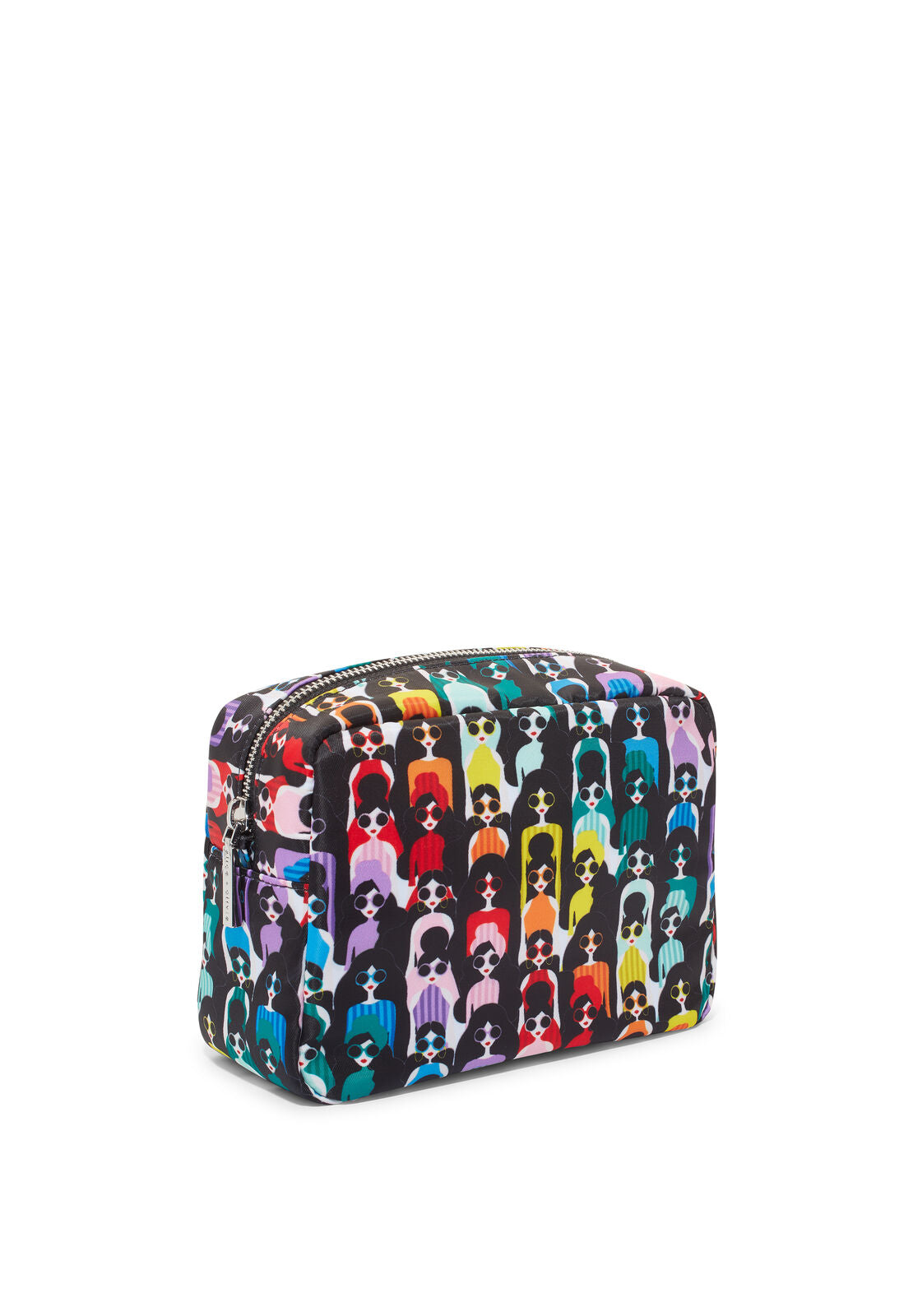 CAROL PRNTD NYLON COSMETIC BAG