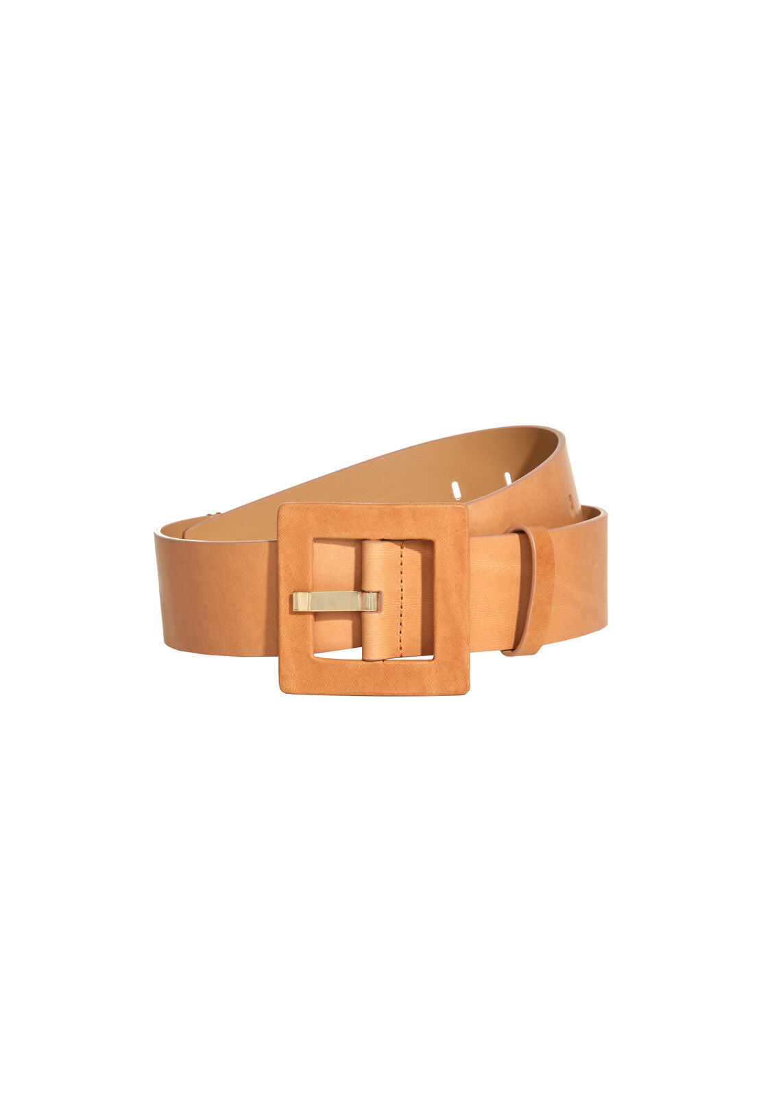 VAL 50MM CINTURA IN PELLE CON FIBBIA A CAPPIO