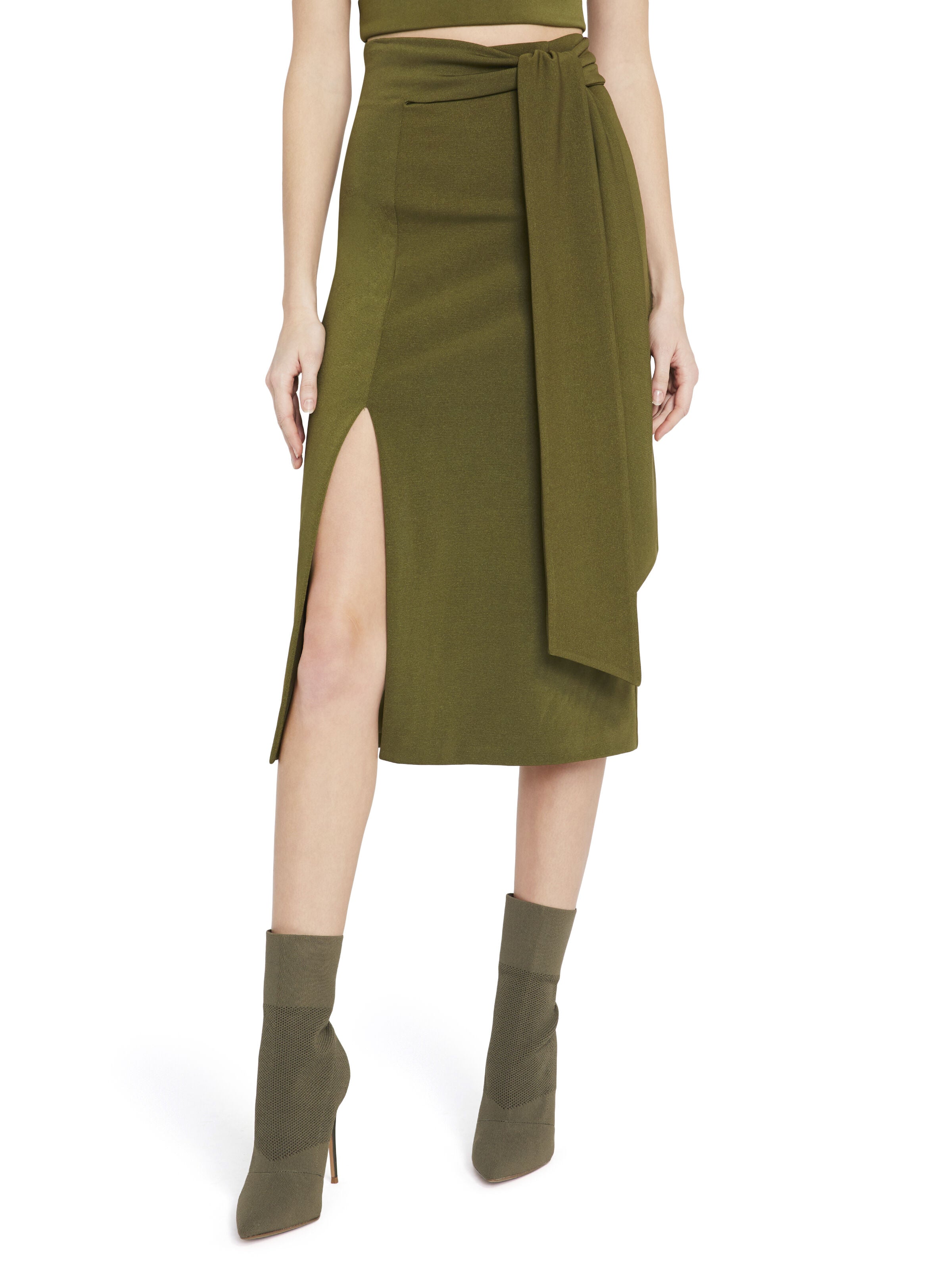 RIVA MIDI SKIRT WITH TIE