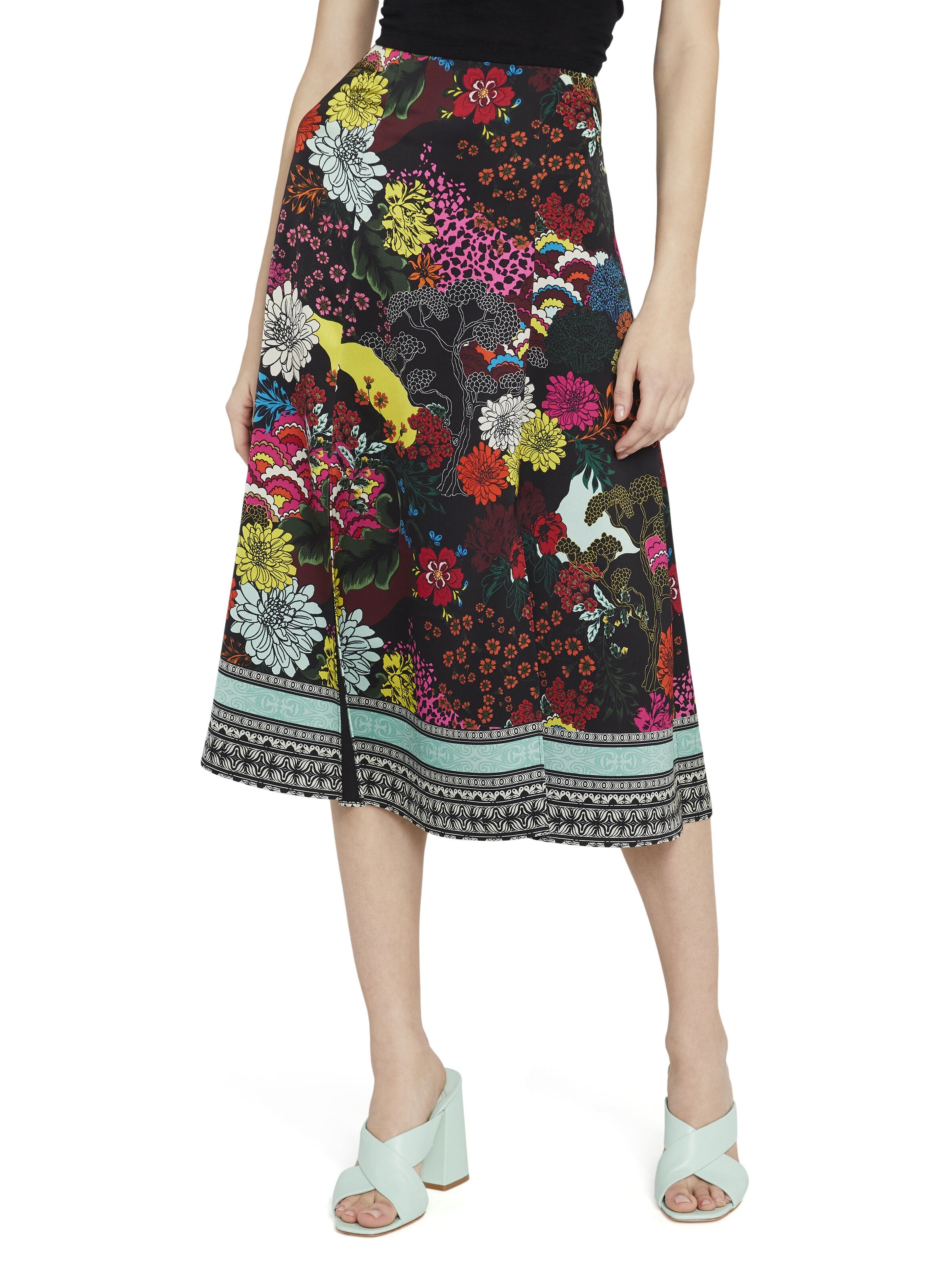 ATHENA FLORAL MIDI SKIRT