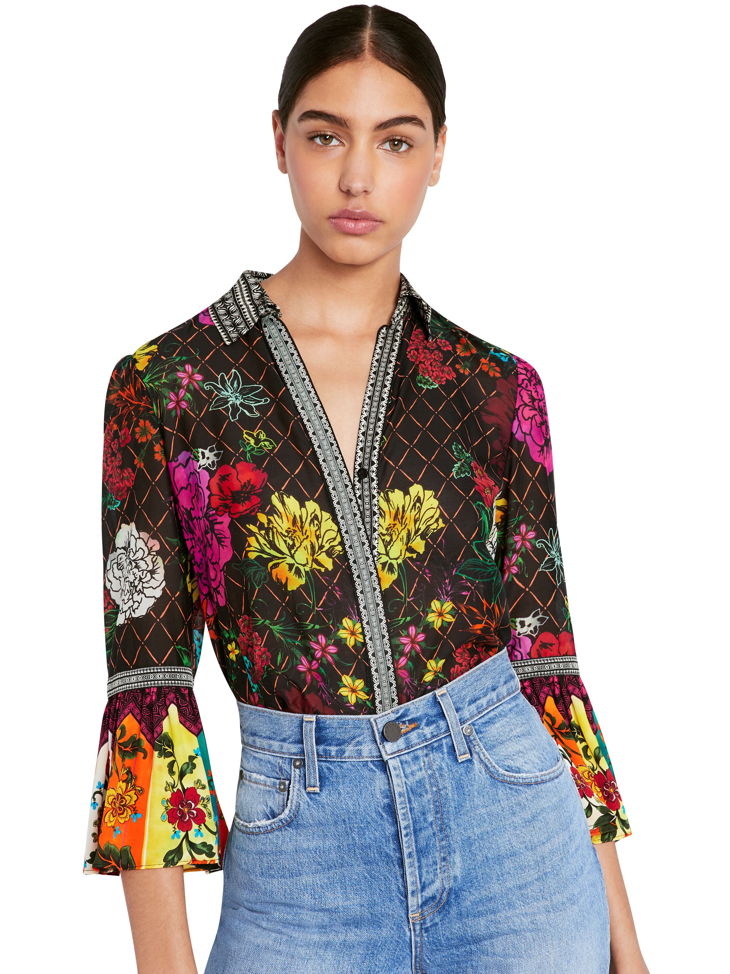 TOP CORTO ARCHER COLORBLOCK