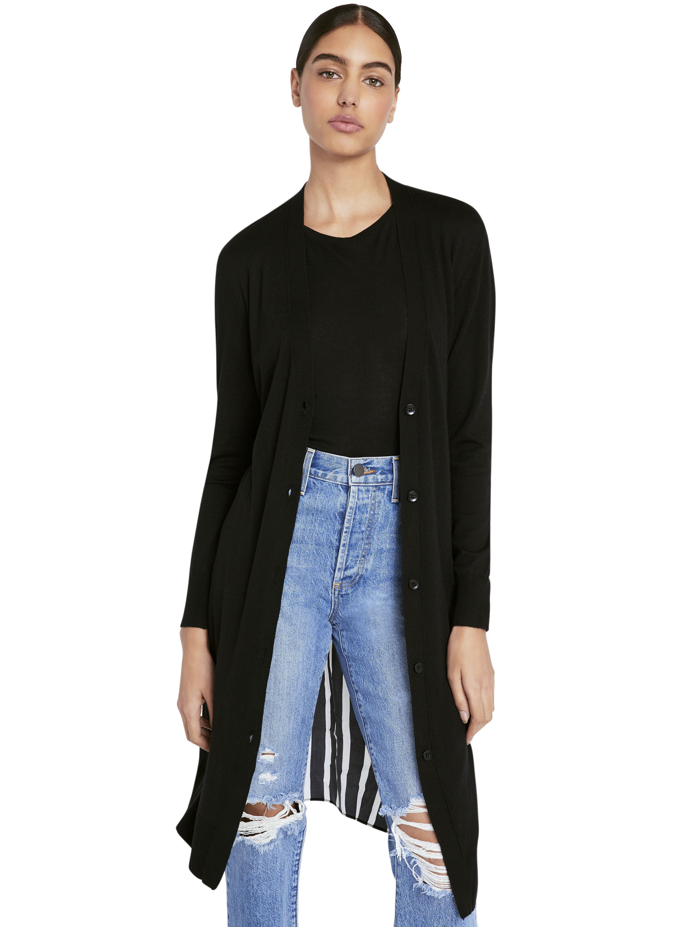 CARDIGAN CON RIGHE SUL DIETRO NOLA