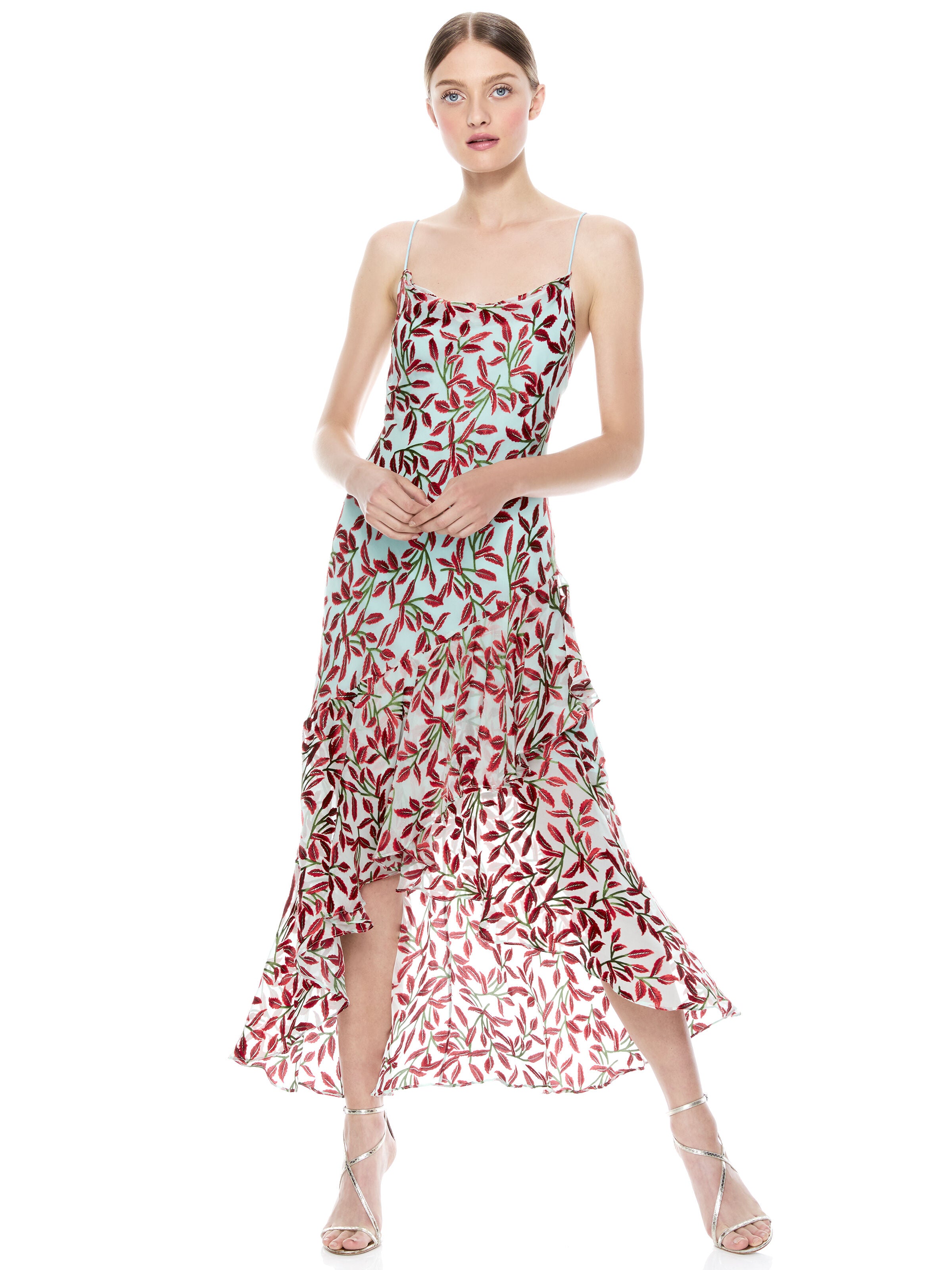 ROBE MI-LONGUE COL BÉNITIER GINGEMBRE