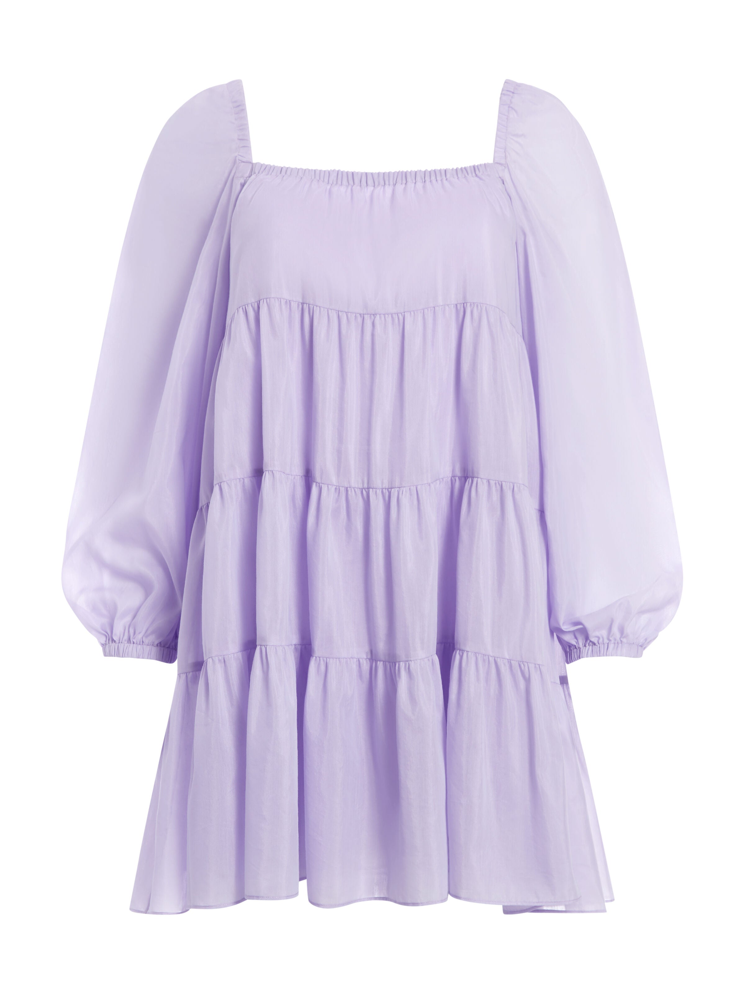 ROBE COURTE ROWEN À ENCOLURE CARRÉE