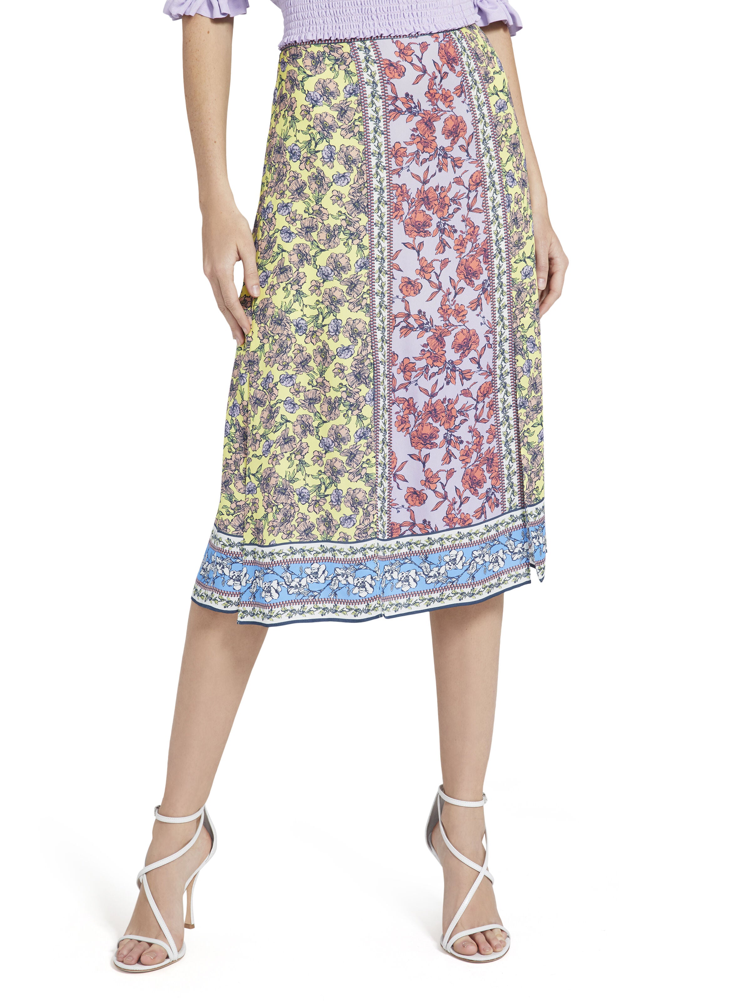 ATHENA MIDI SKIRT WITH SLITS