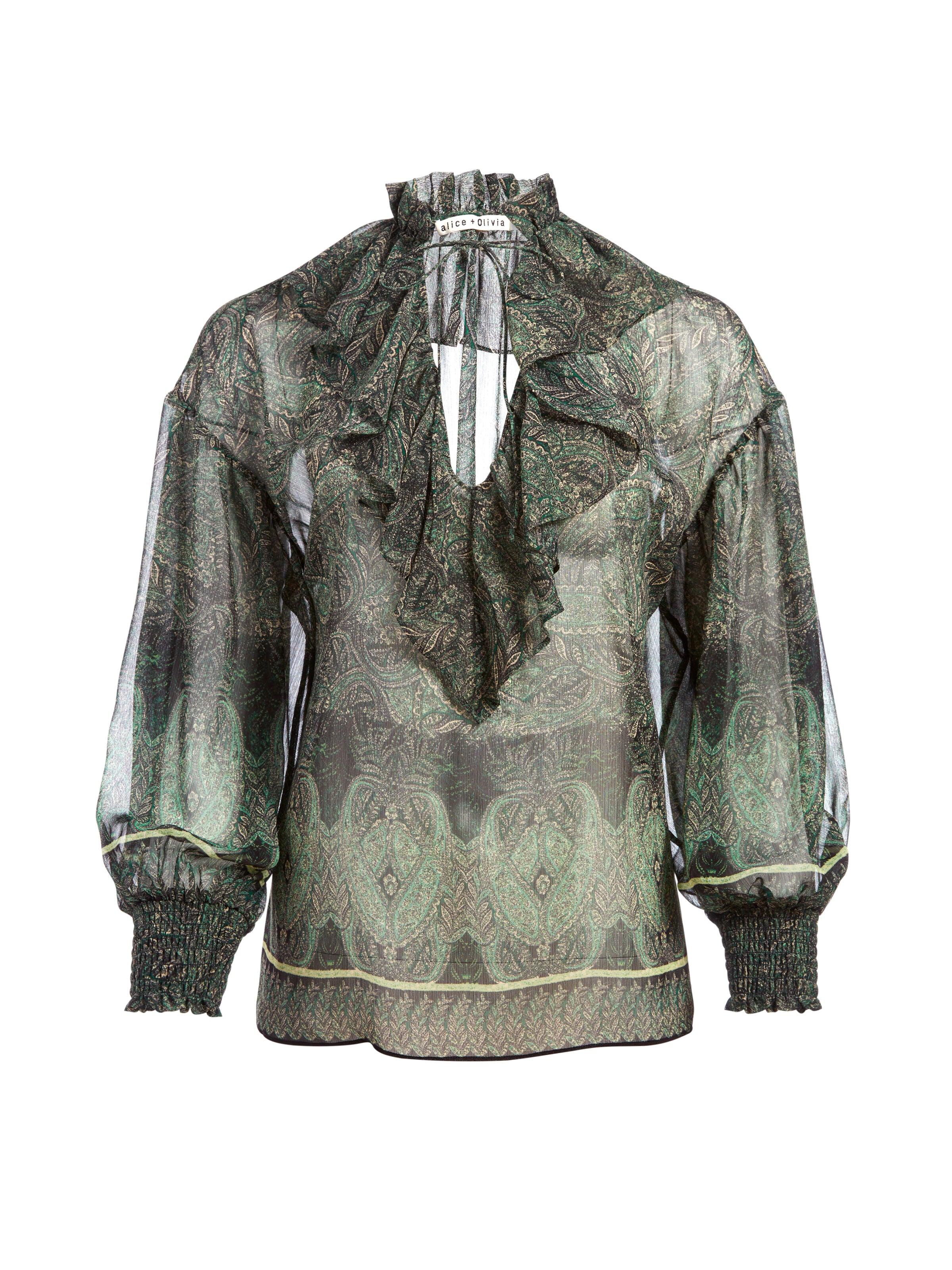 JULIUS RUFFLE NECK TOP