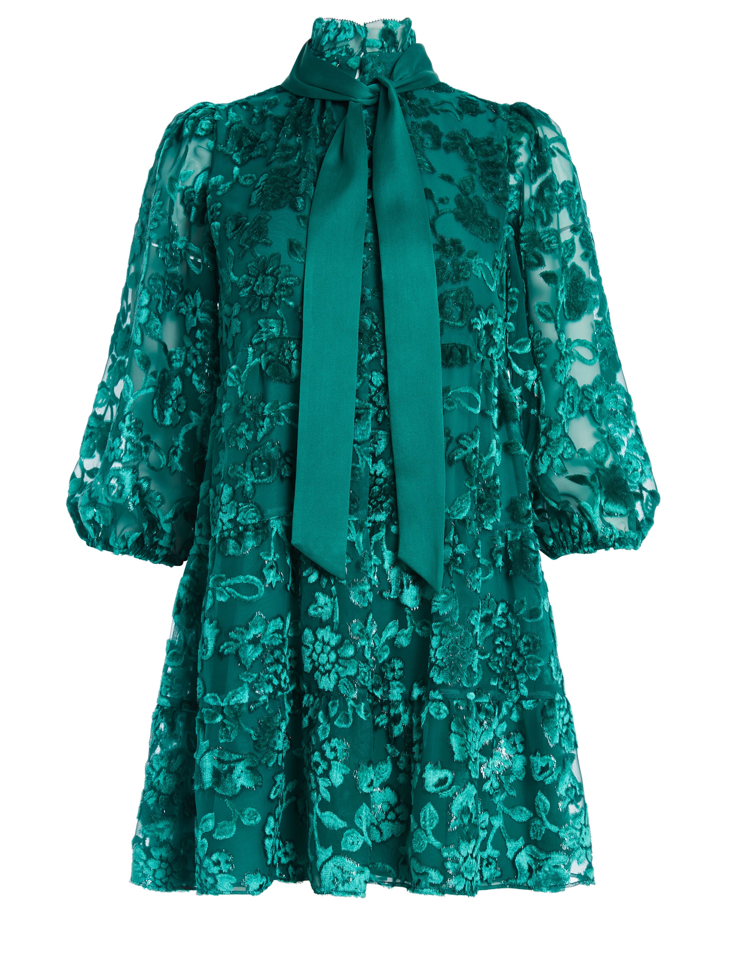 ROBE COURTE À NŒUD LAVALLIÈRE OCTAVIA