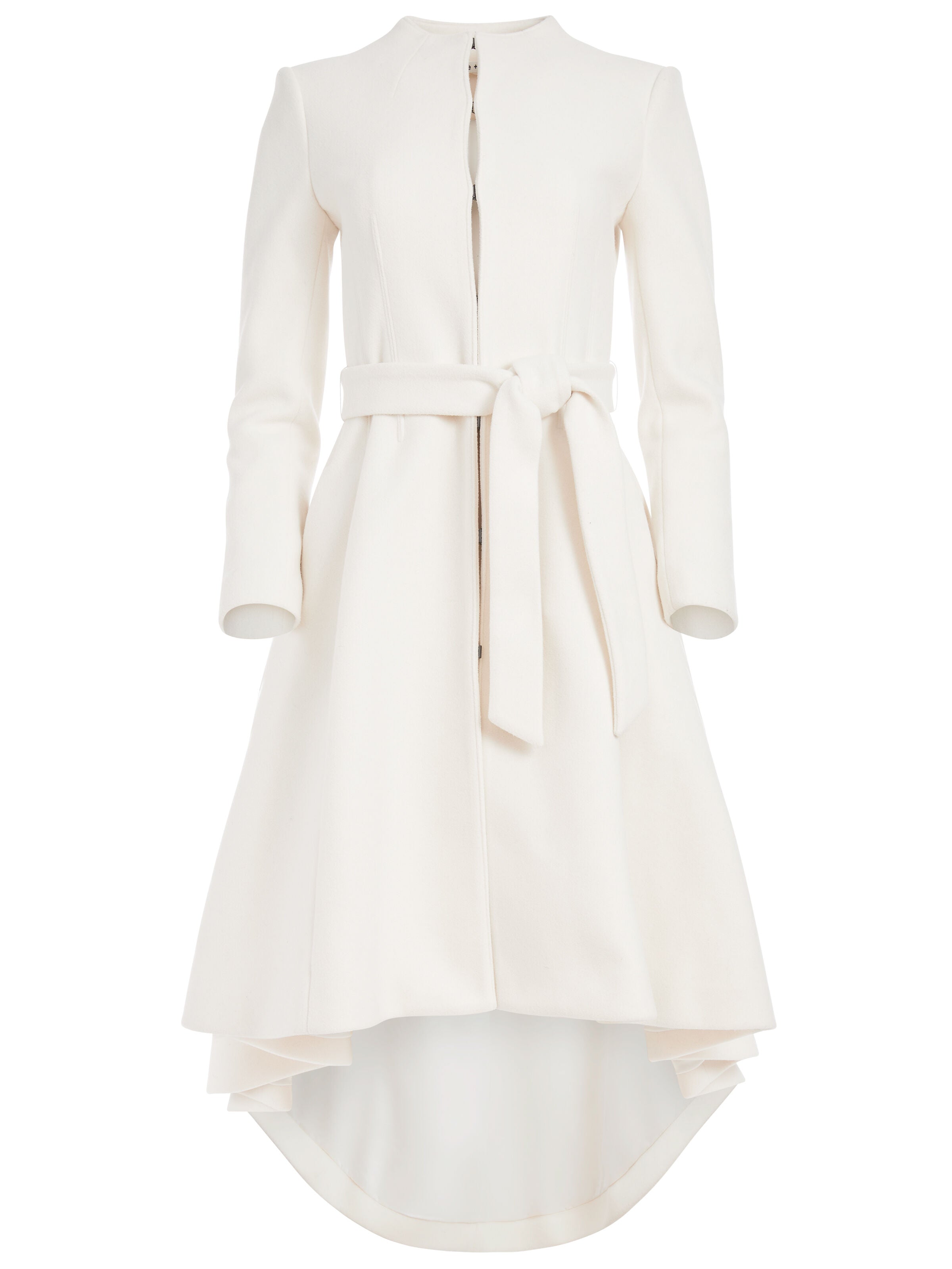 BAIN BELTED HIGH NECK COAT