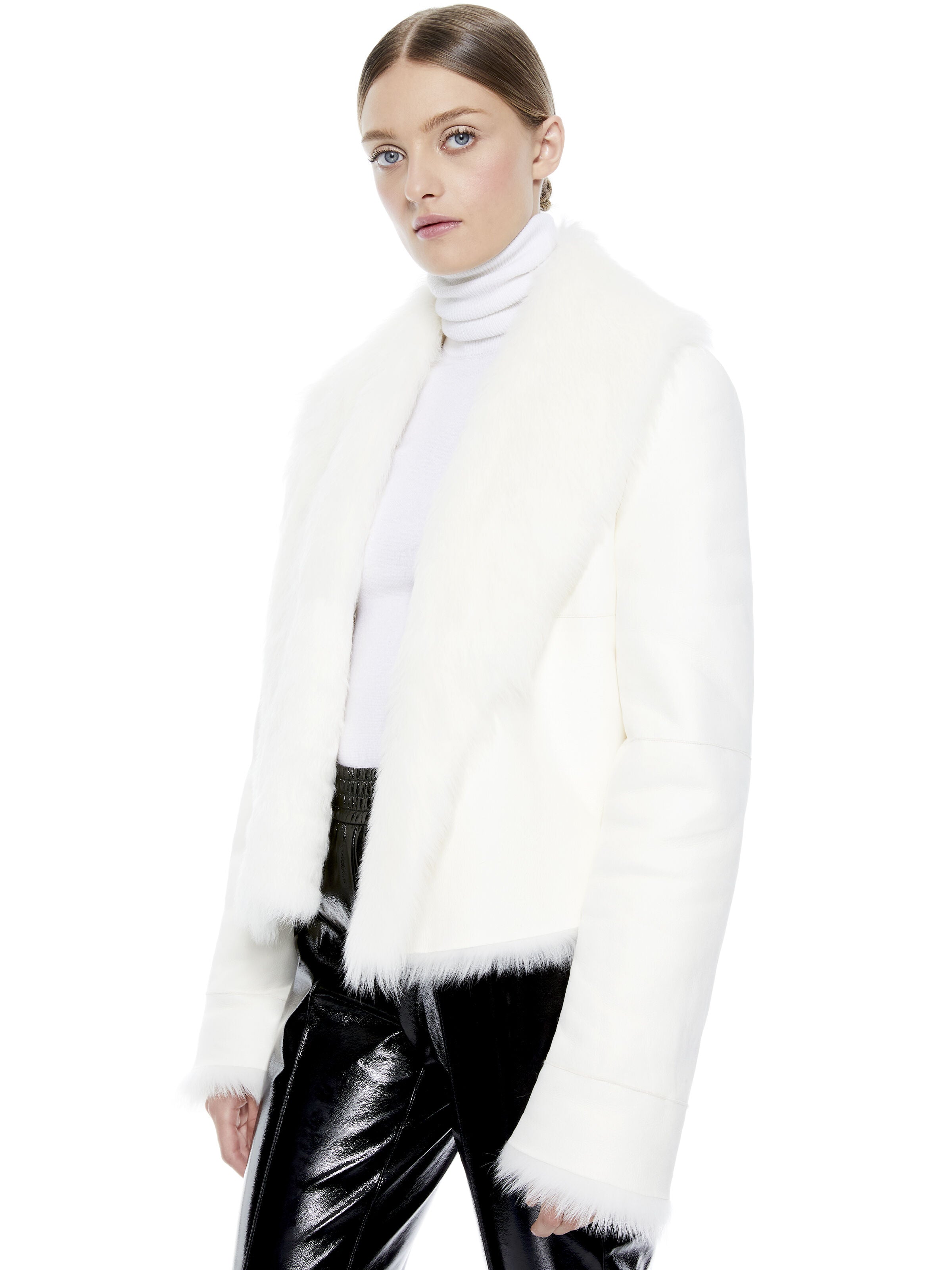 JACKS REVERSIBLE SHEARLING COAT
