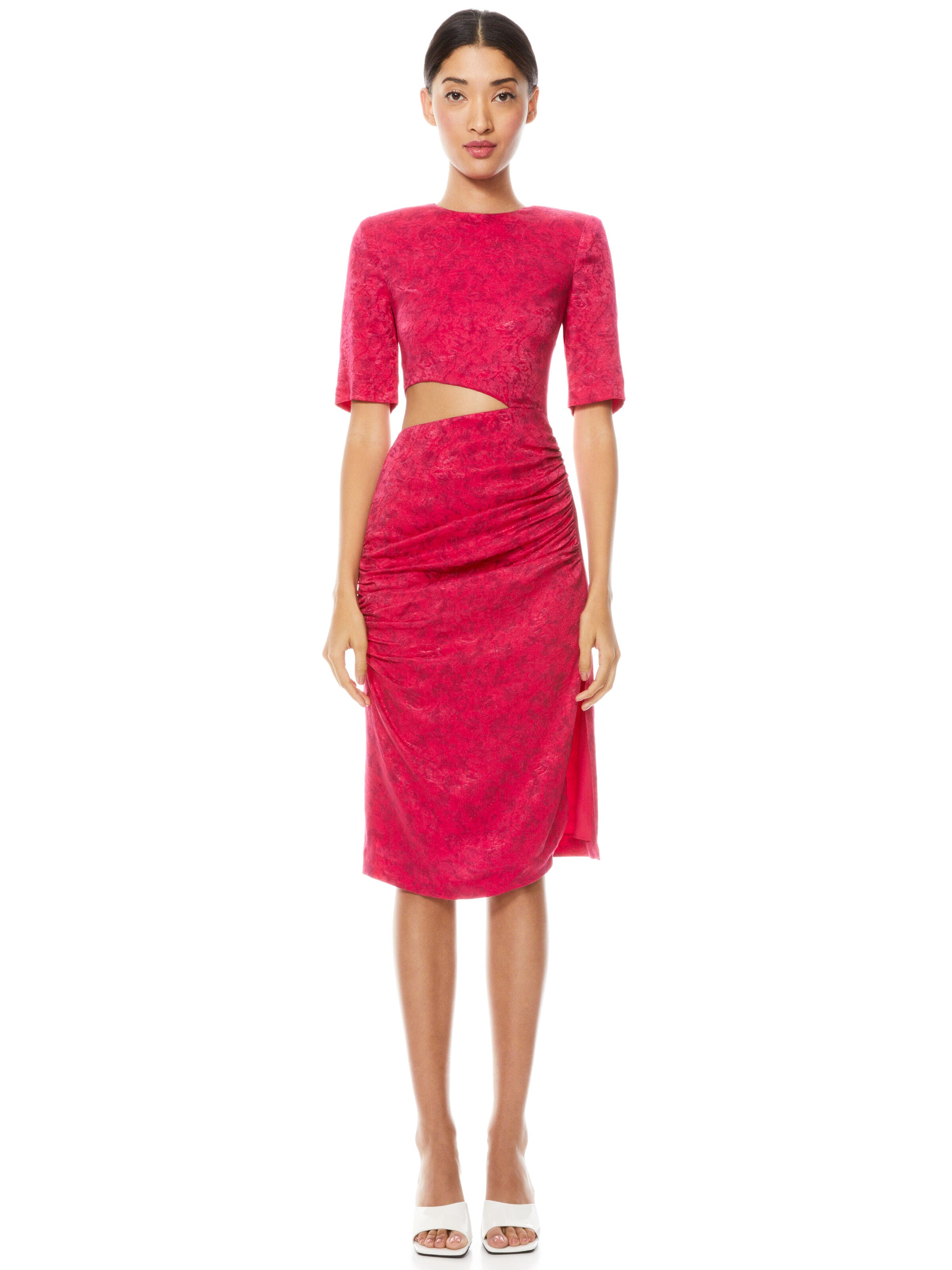 ROBE MIDI DÉCOUPÉE STELLA