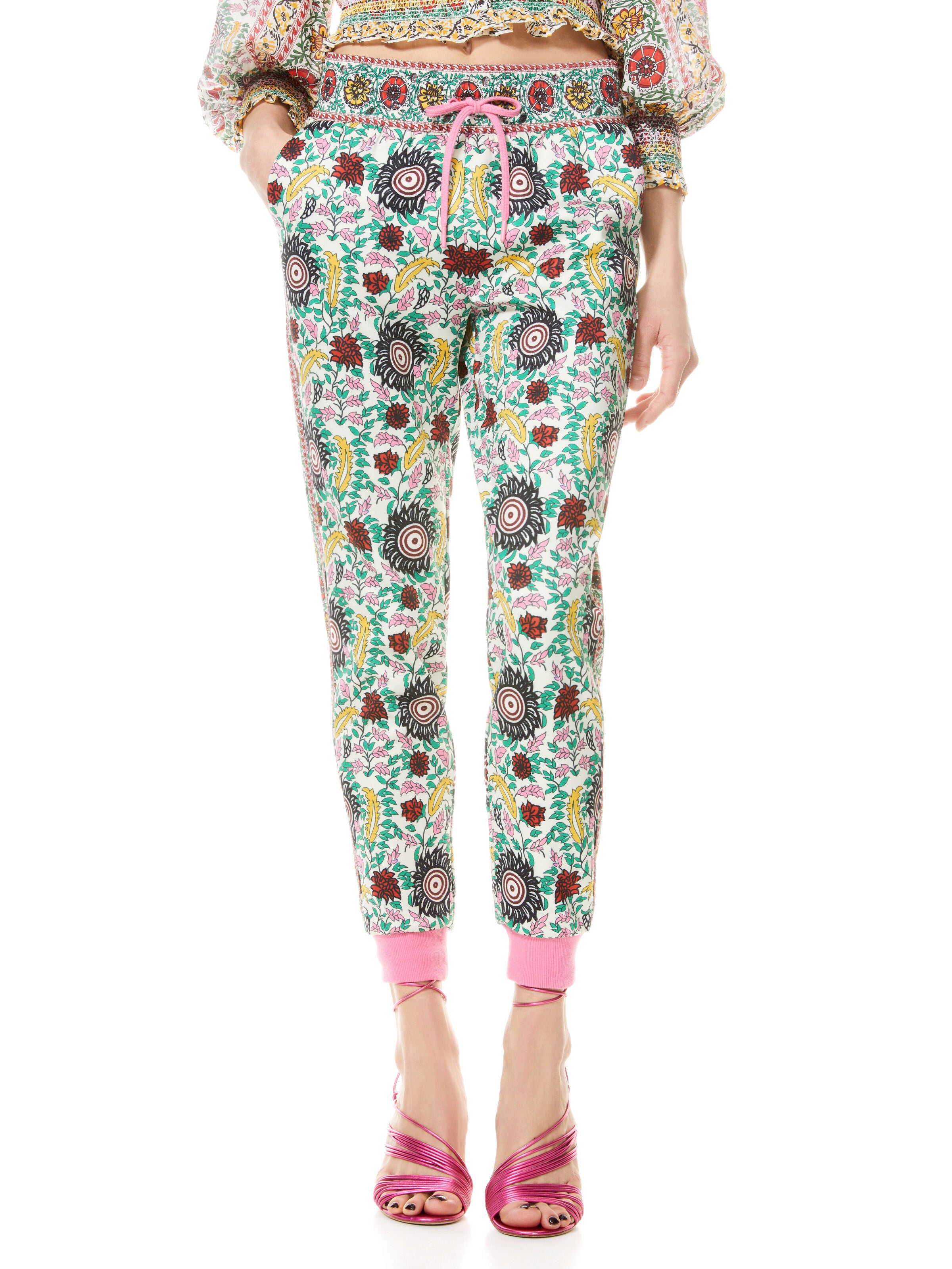 Pantaloni da jogging NYC FLORAL SLIM