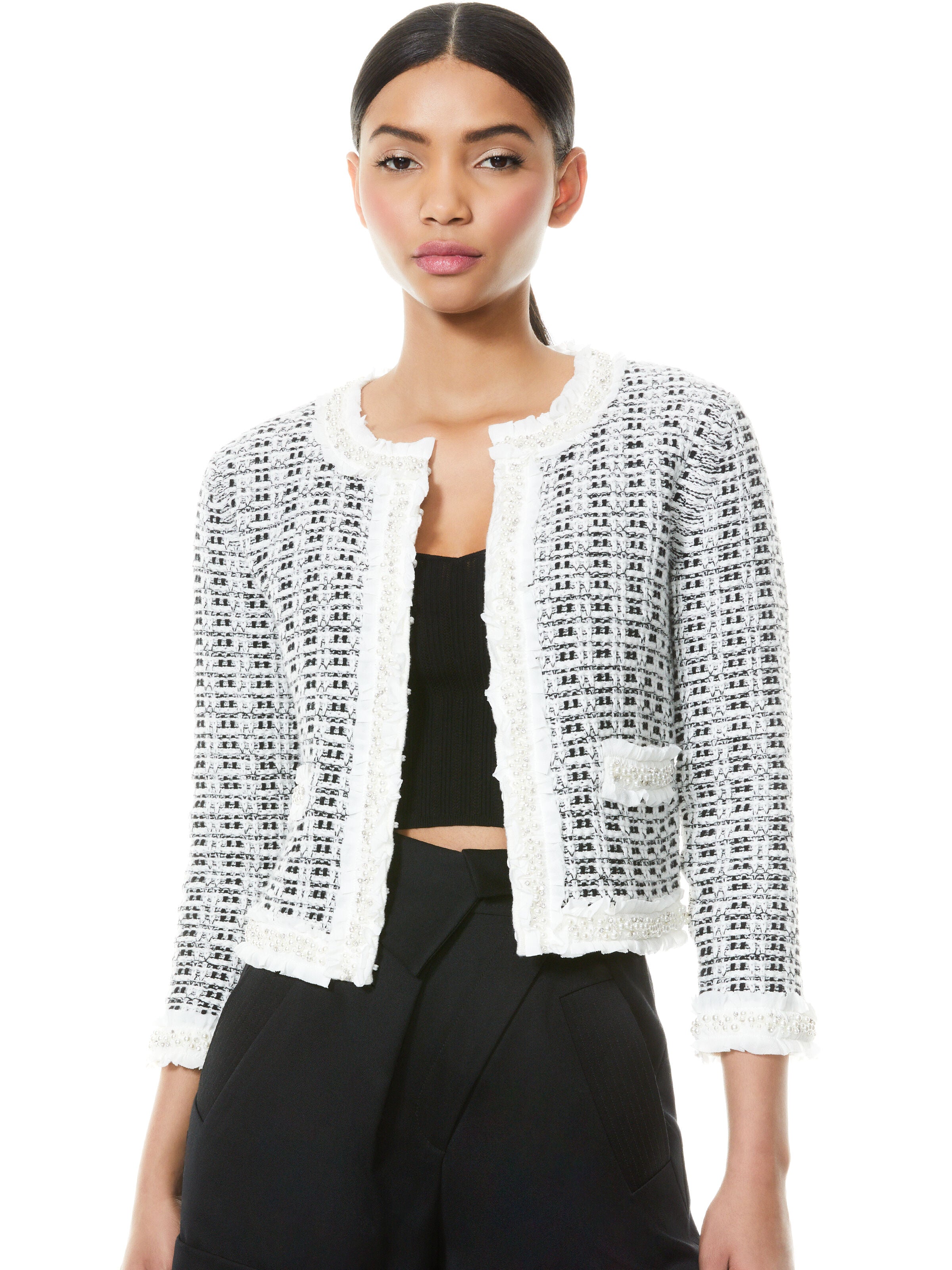 GEORGIA EMBELLISHED SWEATER JACKET