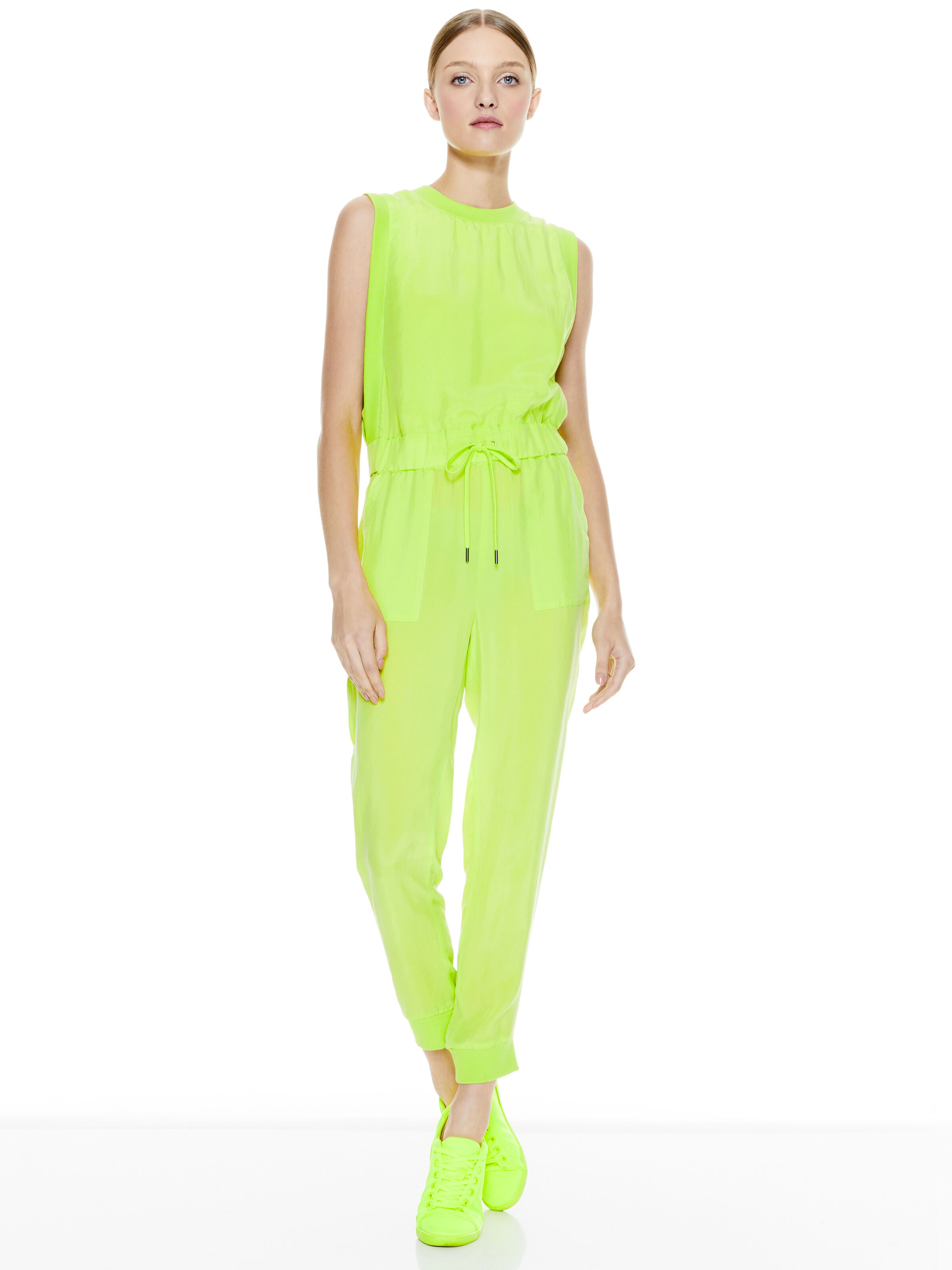 ZILA TIE WAIST JUMPSUIT