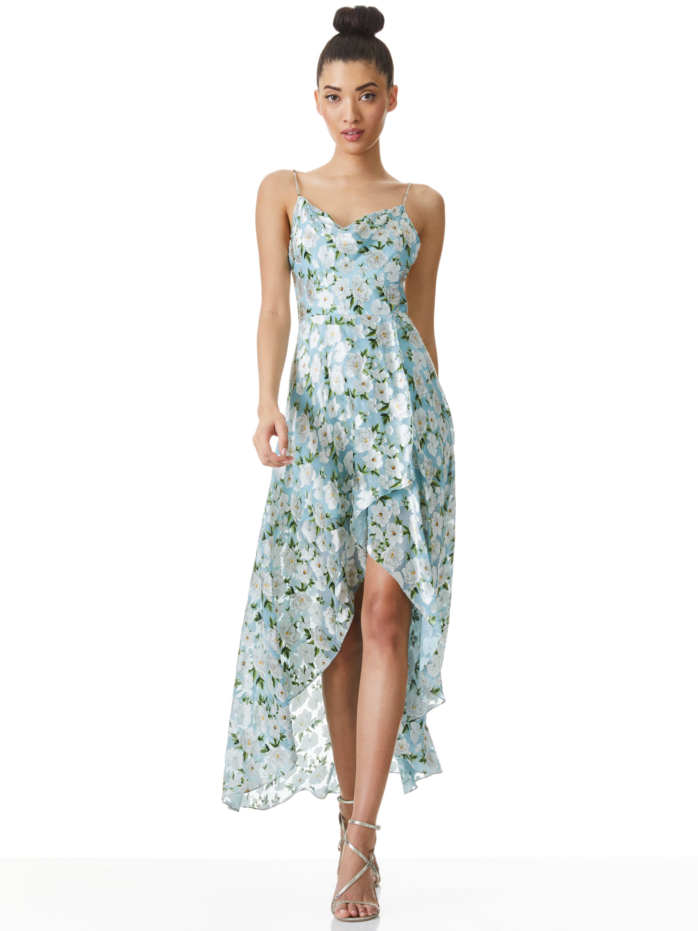 ROBE MIDI ASYMÉTRIQUE CHRISTINA