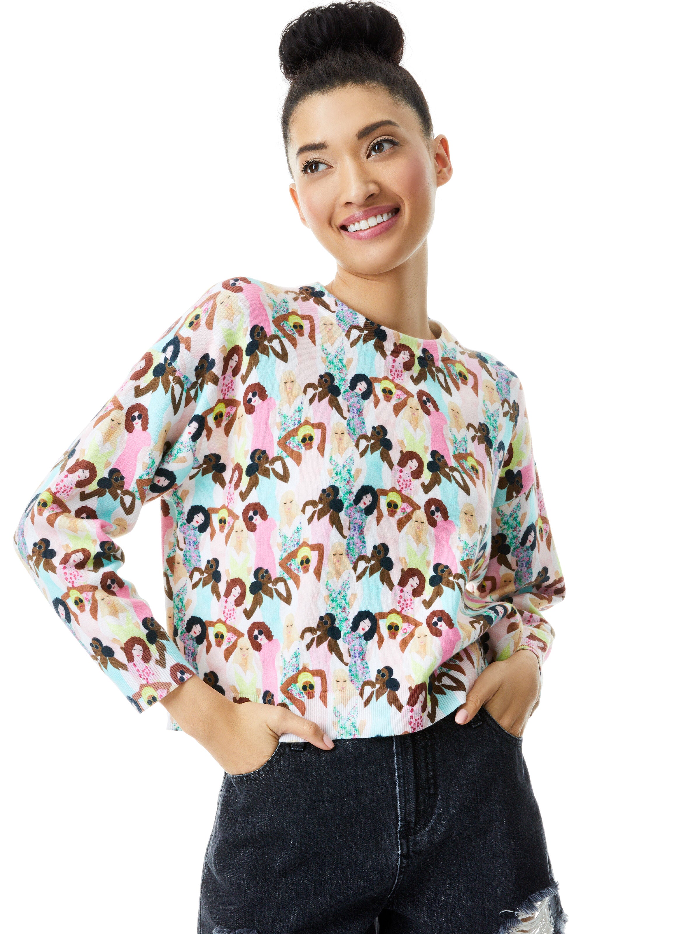 GLEESON PRINTED PULLOVER