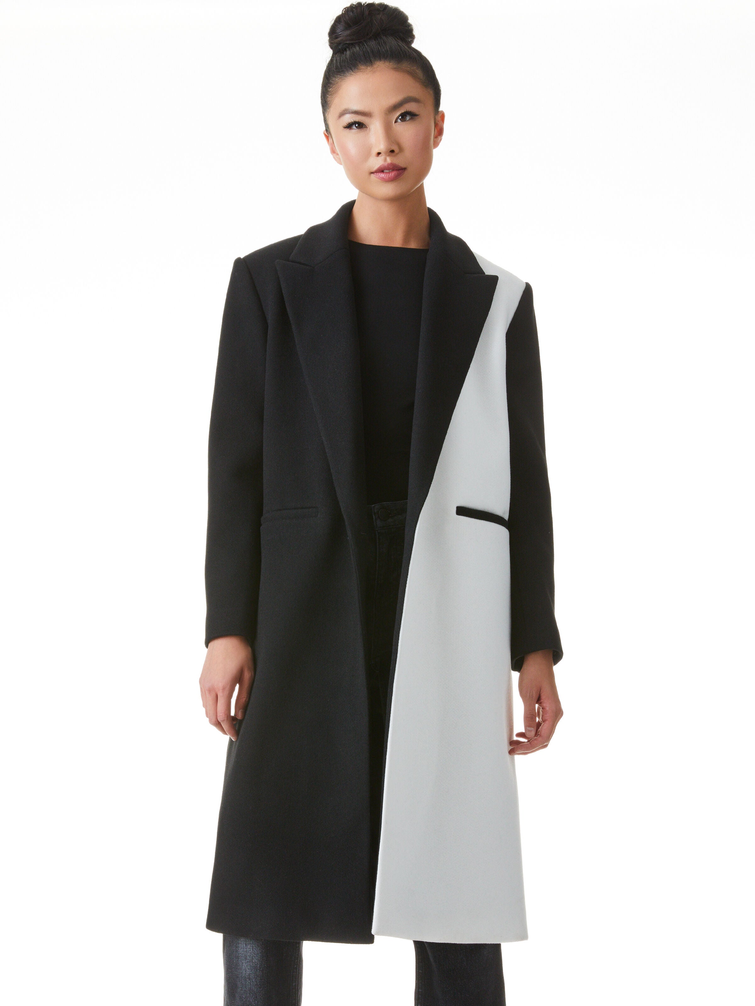 CAPPOTTO LUNGO NICOLA CON BLOCCHI DI COLORE
