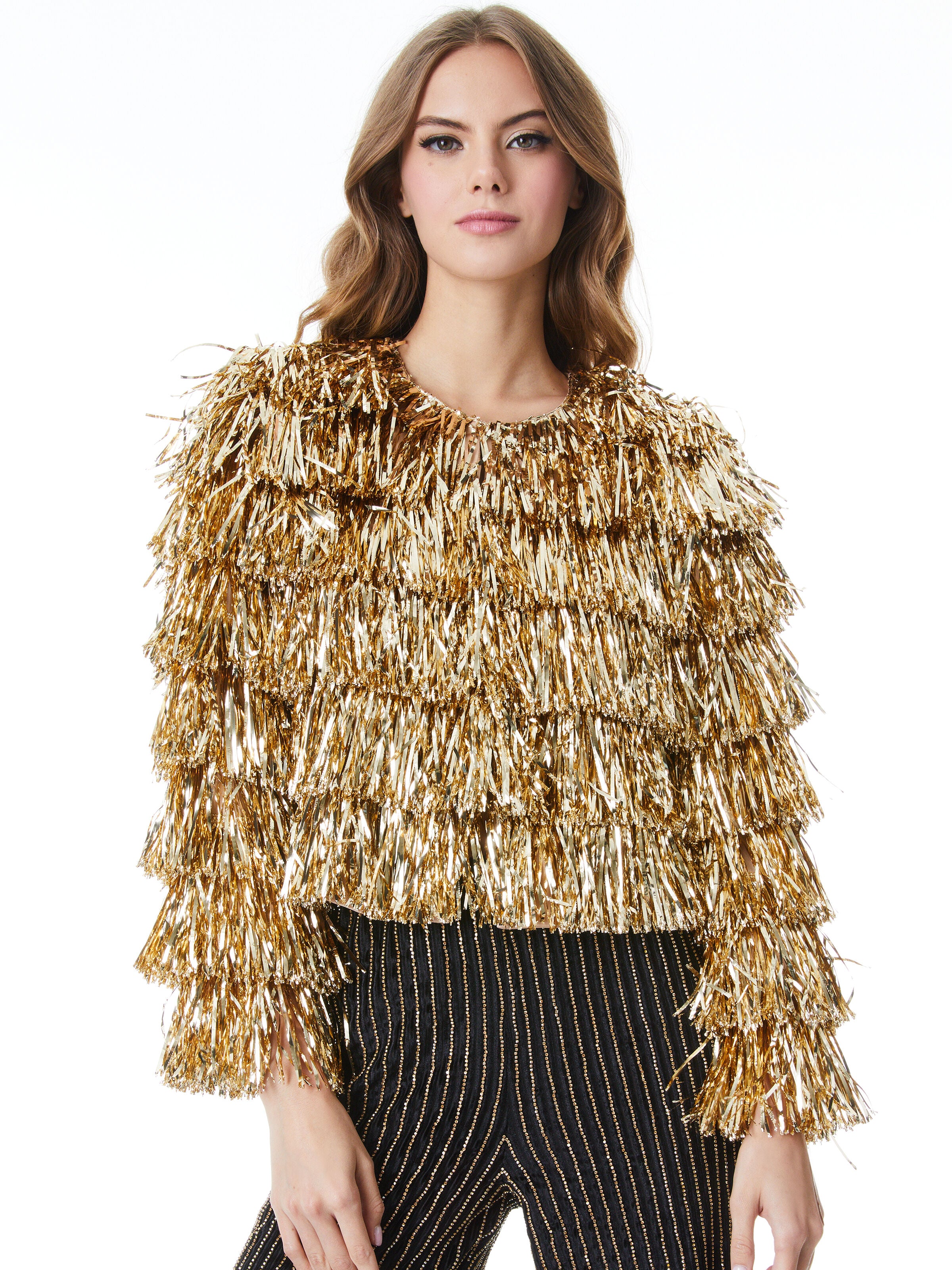 VESTE À FRANGES ET GUIRLANDES FAON