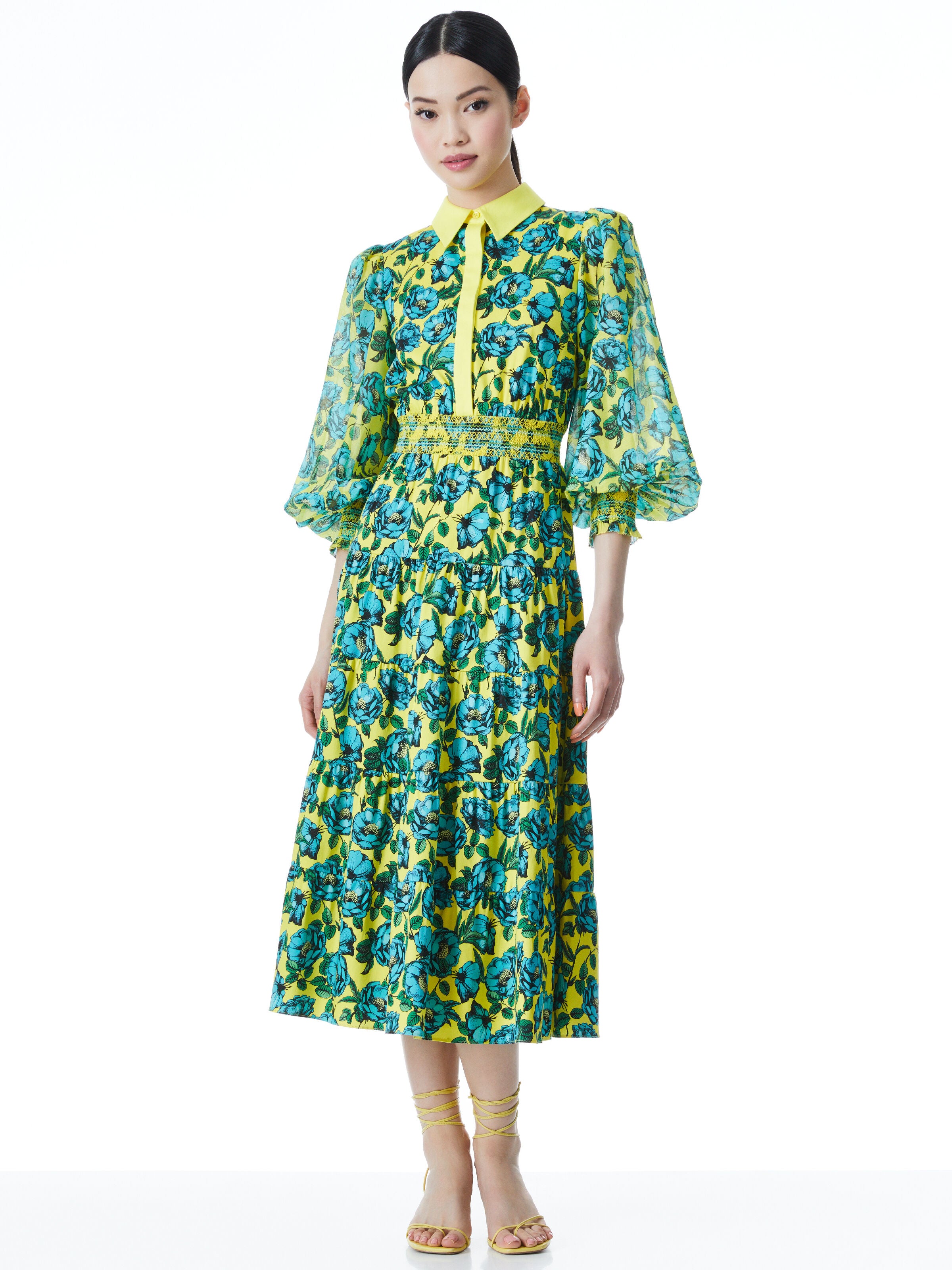 ROBE MIDI ÉTAGÉE ANAYA COLLARD