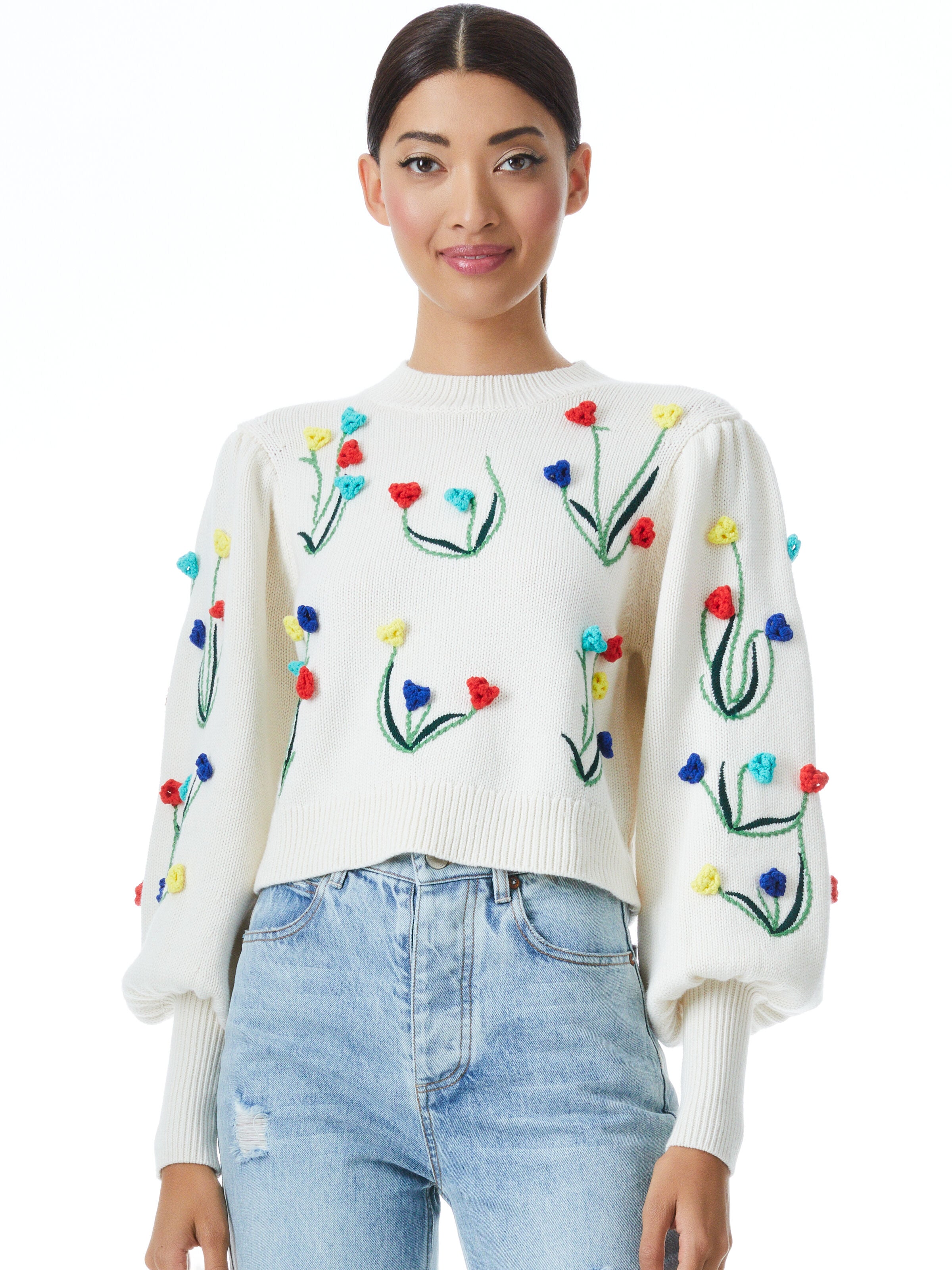 WENDELL CROCHET CREWNECK SWEATER