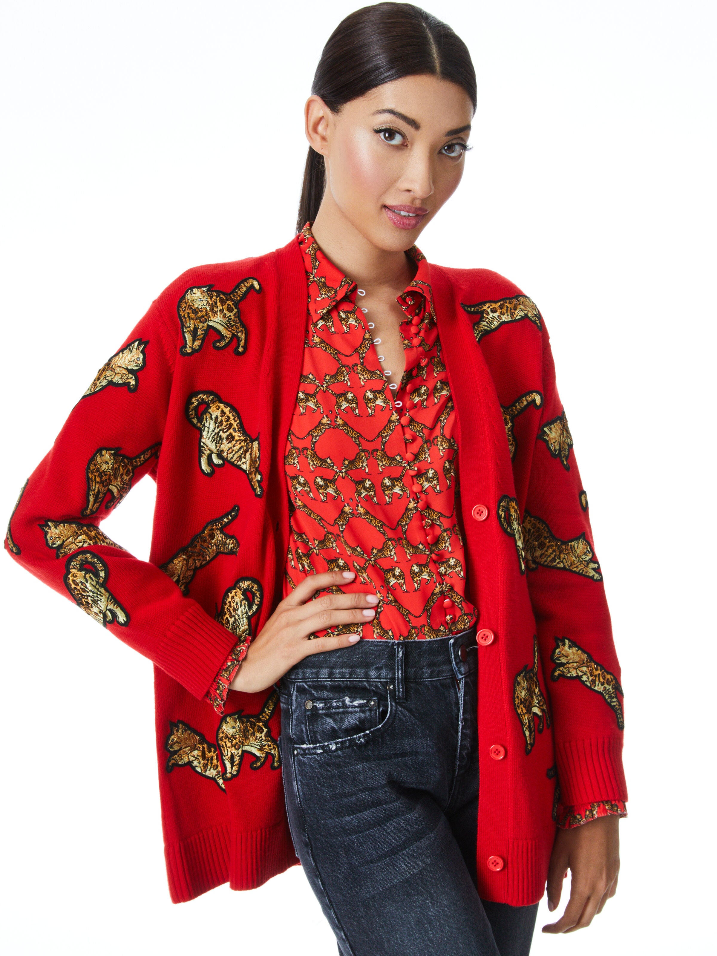 Cardigan "Grandpa" BRADFORD con decorazioni