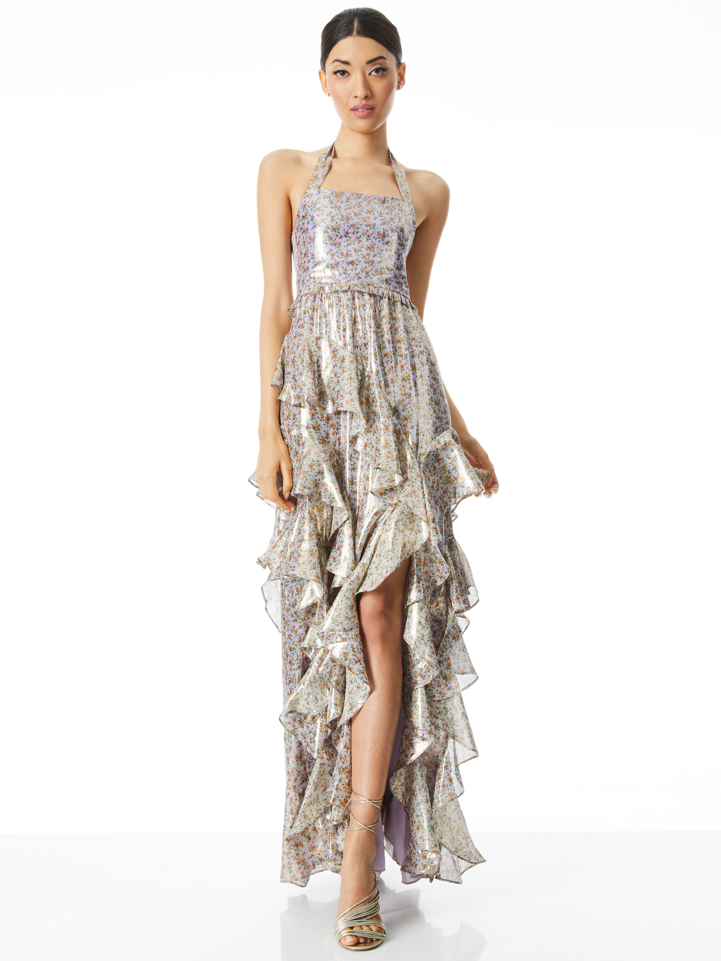 ROBE LONGUE À VOLANTS JOCELYN