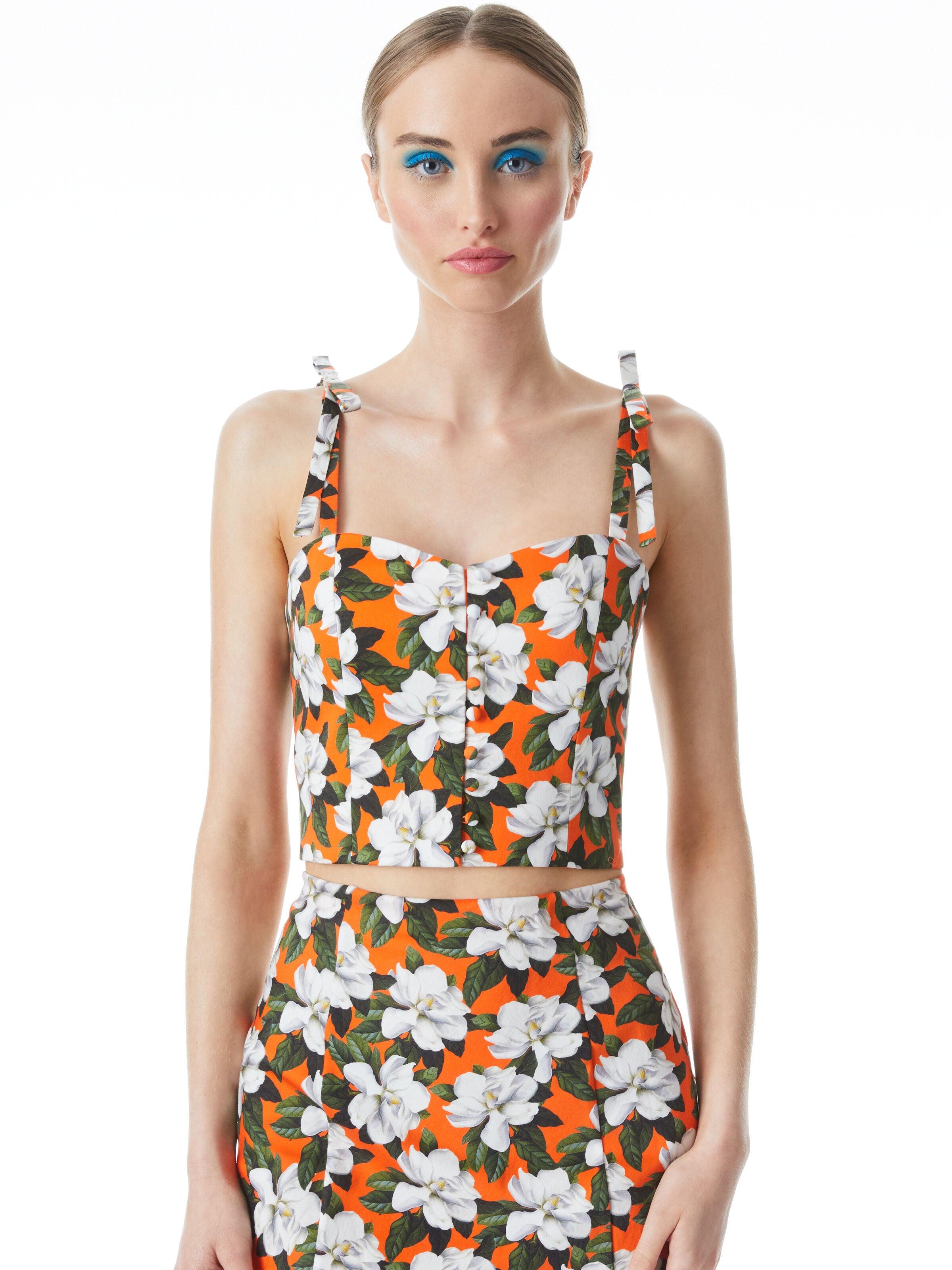 BECCY FRONT BUTTON BUSTIER