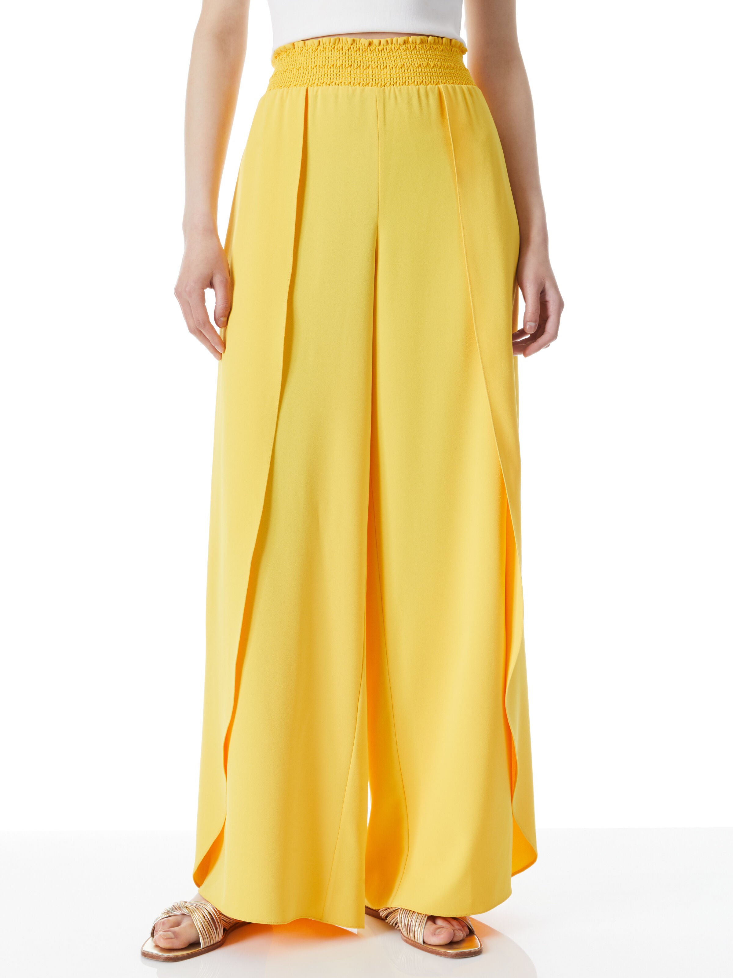 PANTALON PLISSÉ OUVERT LARISSA