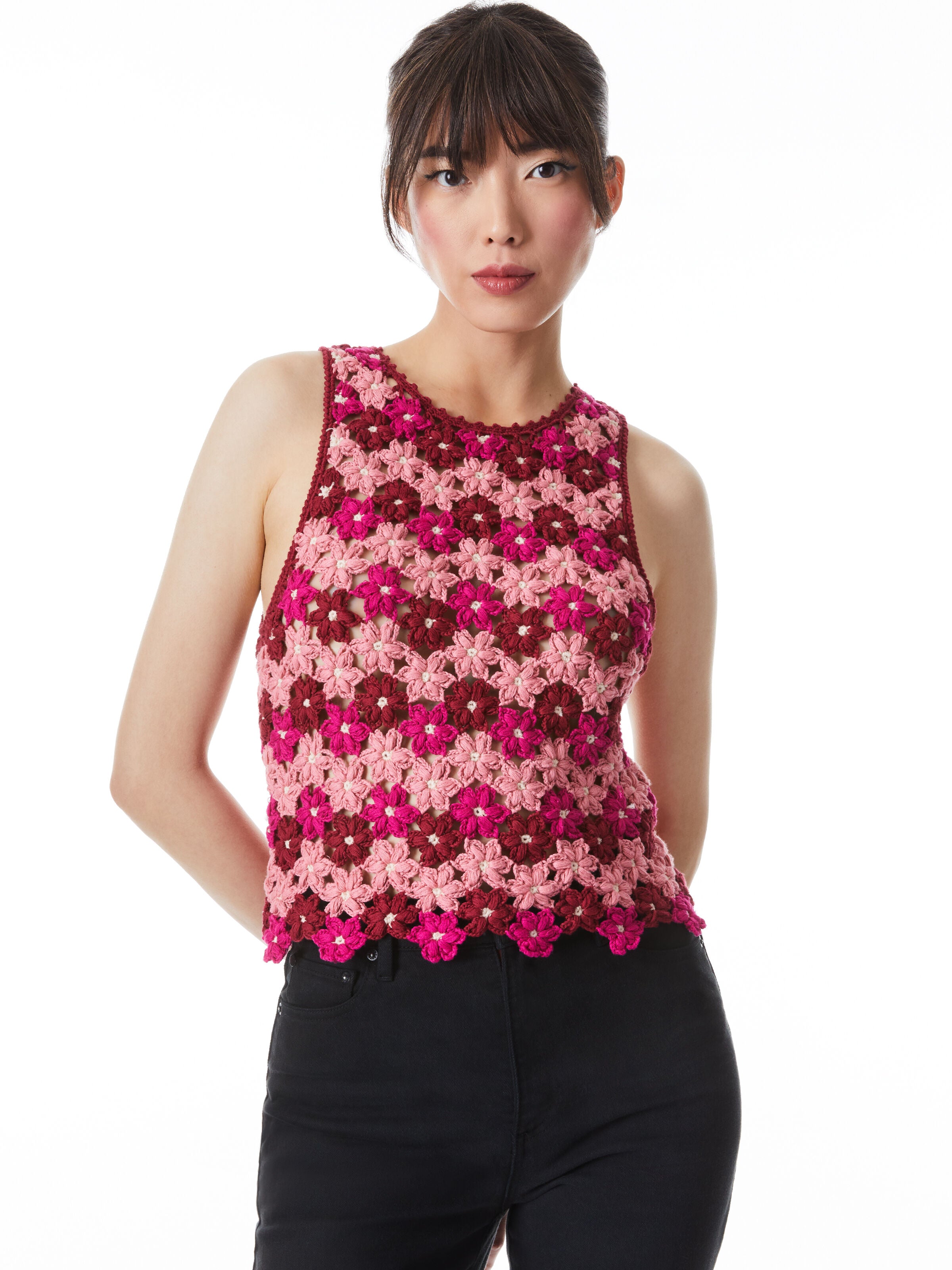 HAUT EN CROCHET REVA FLEUR