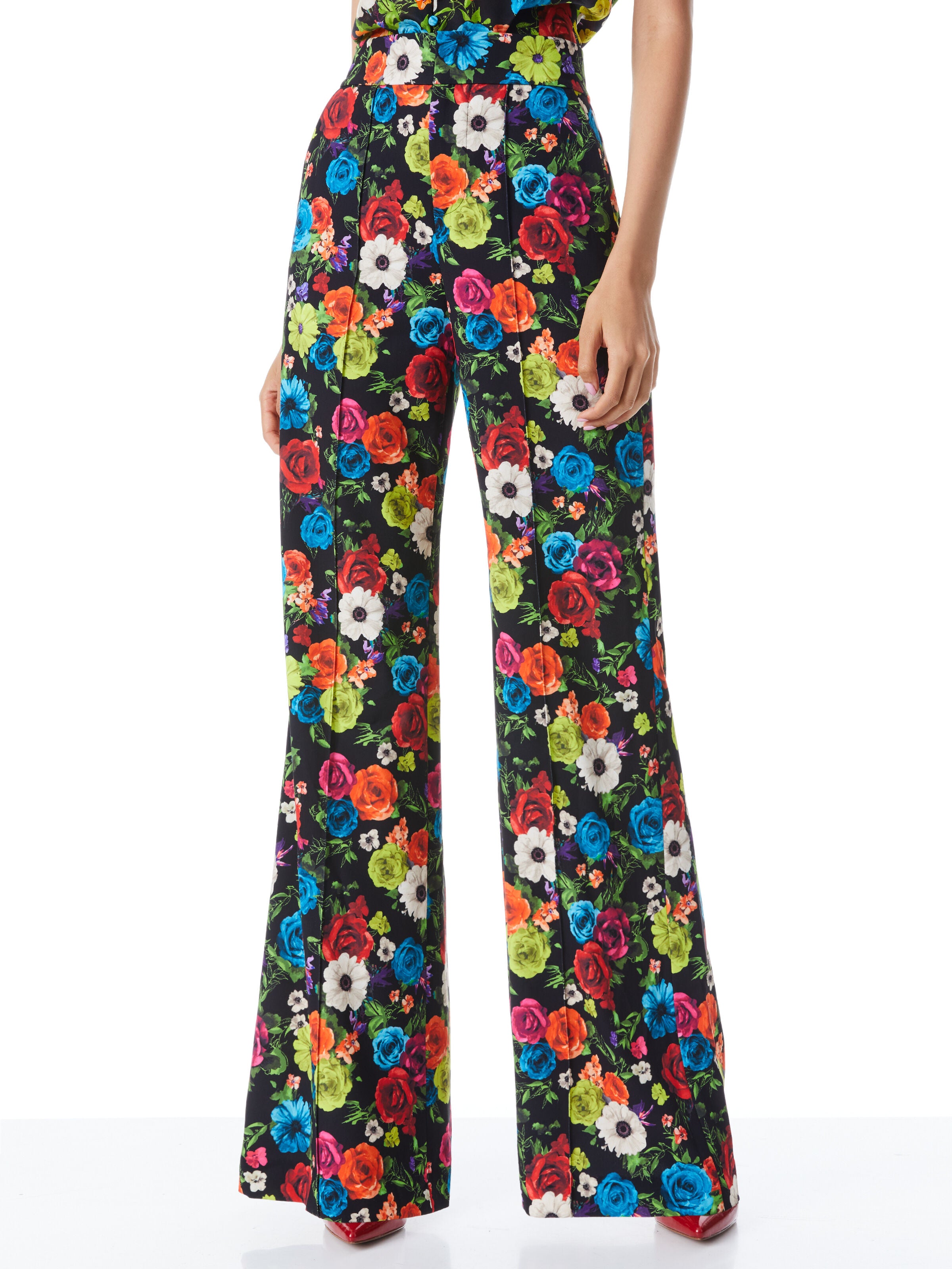 DYLAN HIGH WAISTED WIDE LEG PANT
