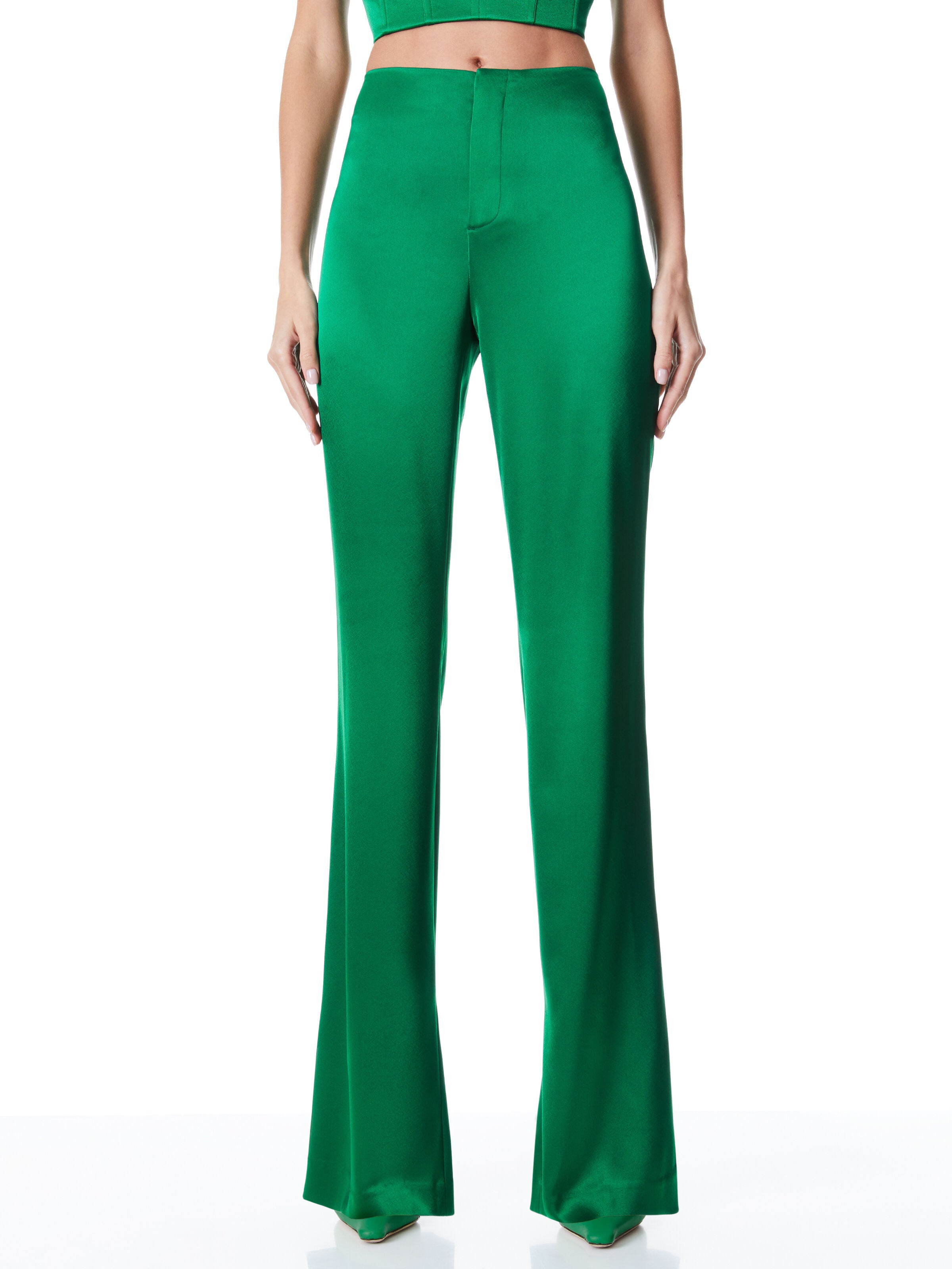 Pantalon bootcut taille basse