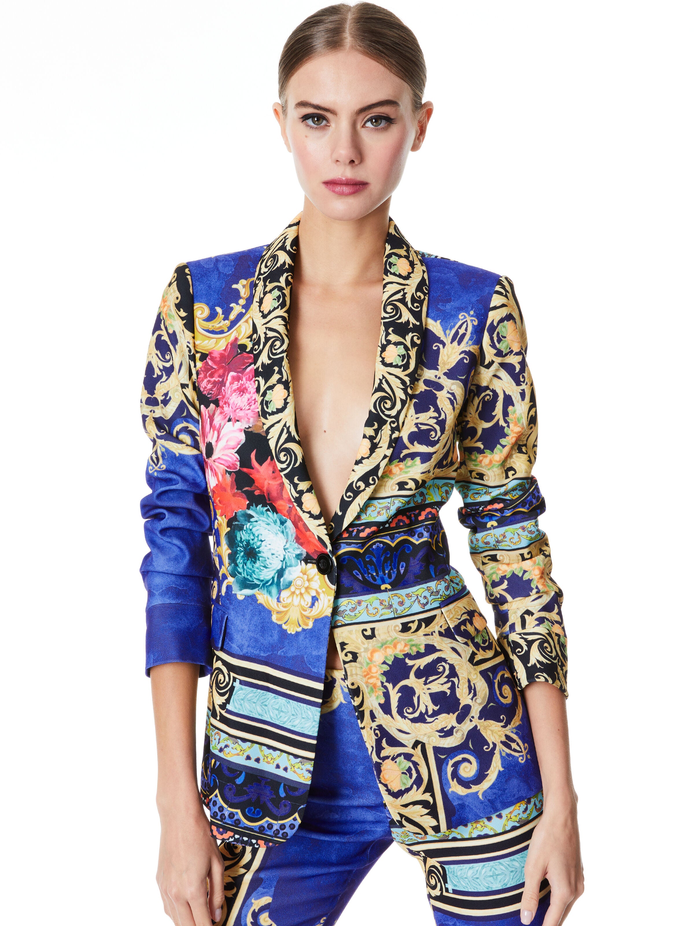 BLAZER COL CHÂLE AVEC MANCHETTES MACEY
