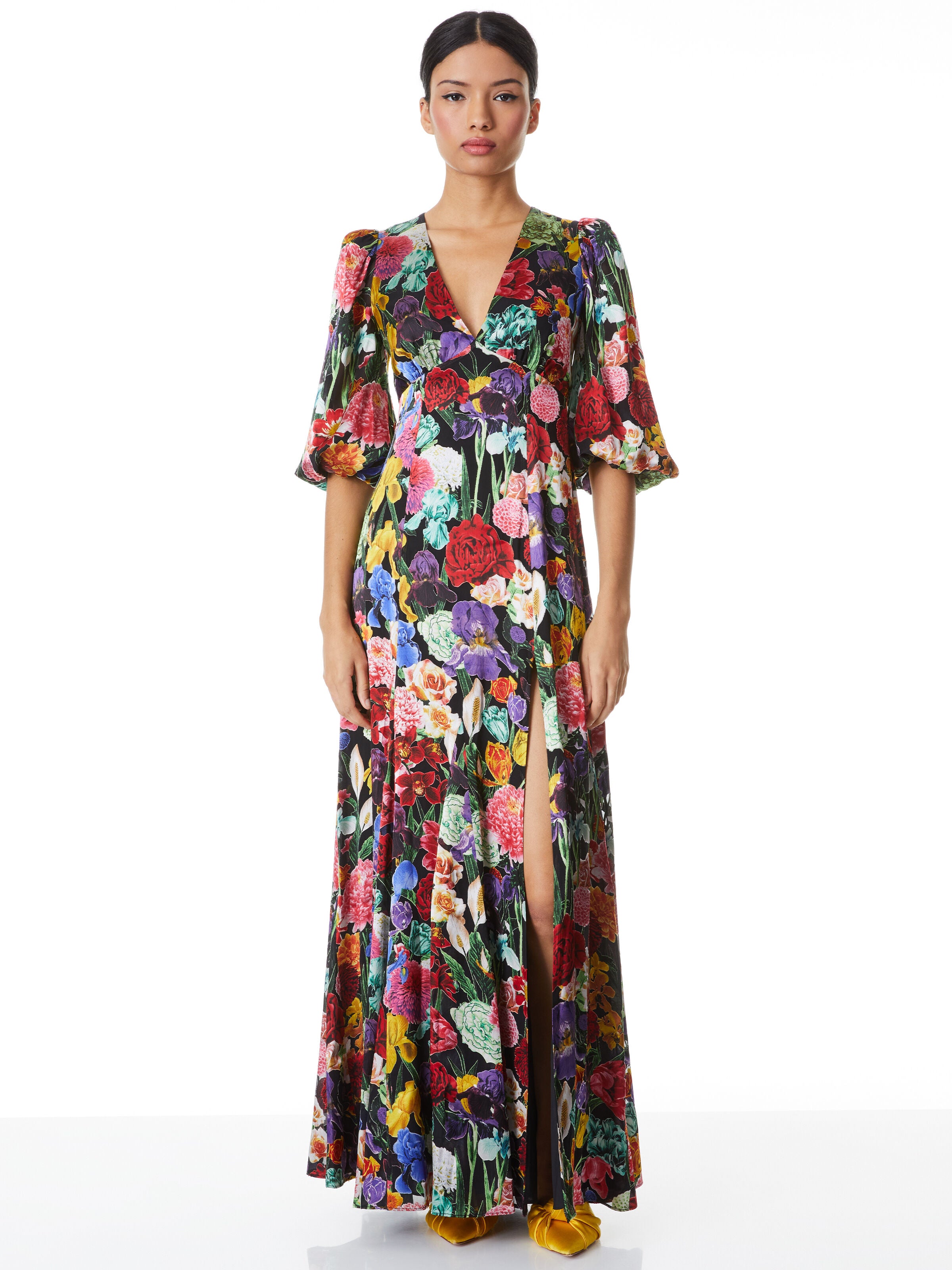ROBE LONGUE COL V TULA