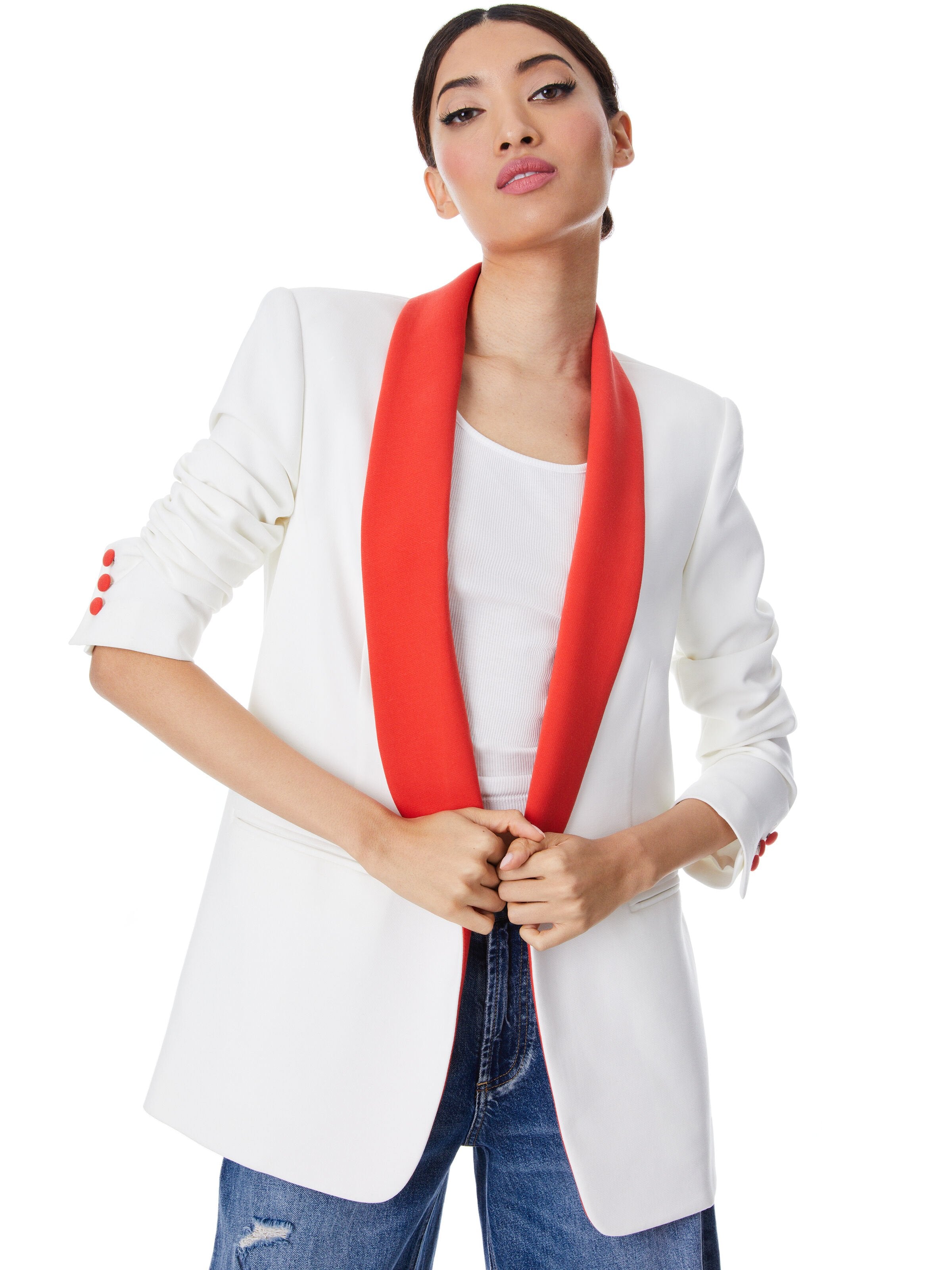 BLAZER À COL CHÂLE VERNELL