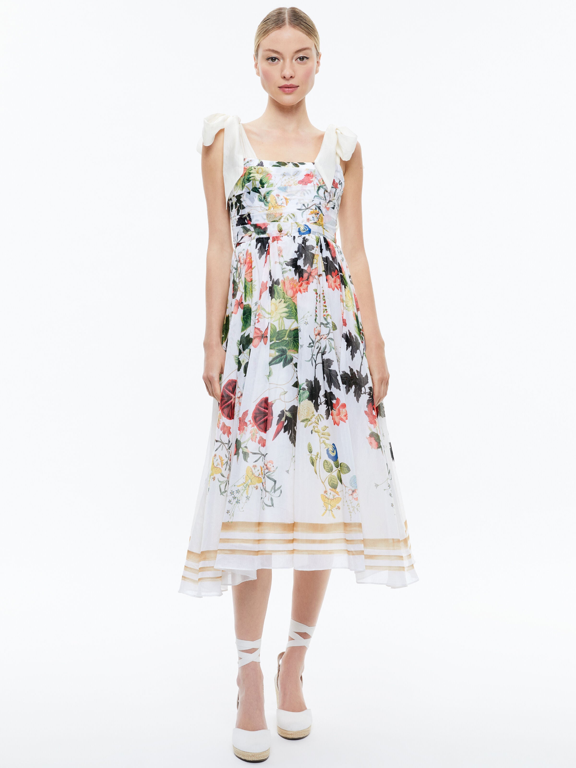 HAVEN FLARED MIDI DRESS