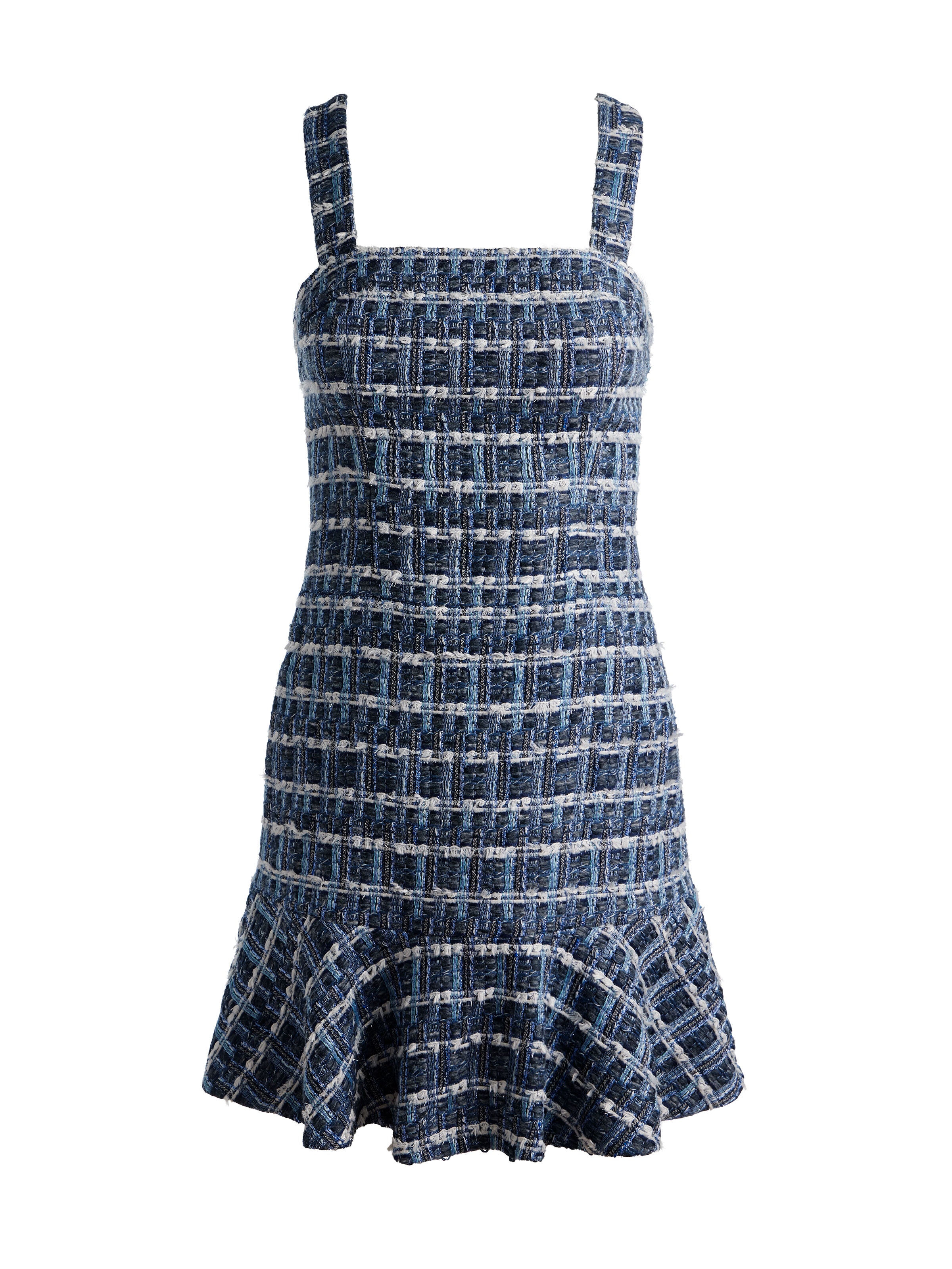 KAIDRA SQ NK DROP WAIST MINI DRESS