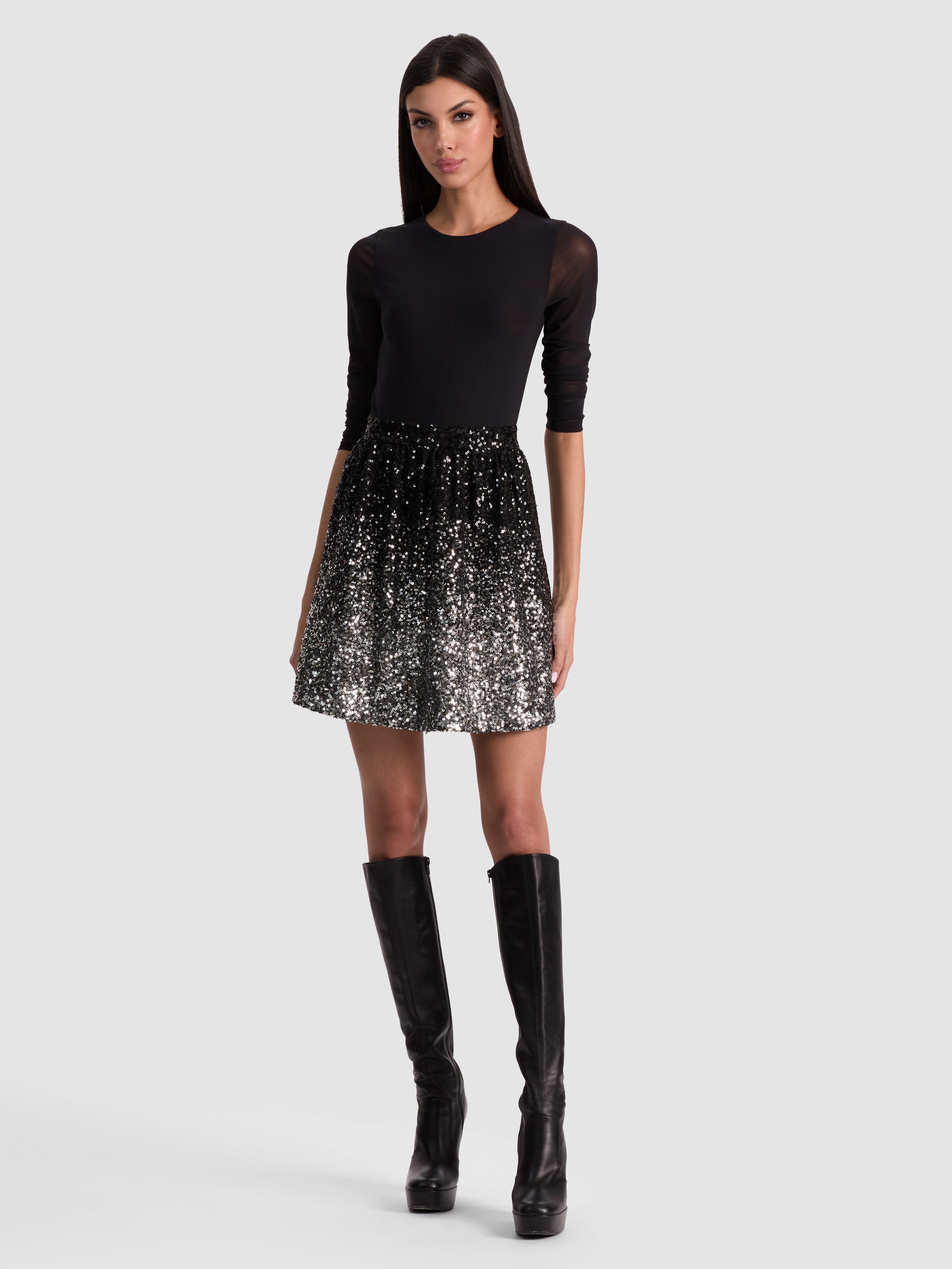 CHARA EMBELLISHED MINI DRESS