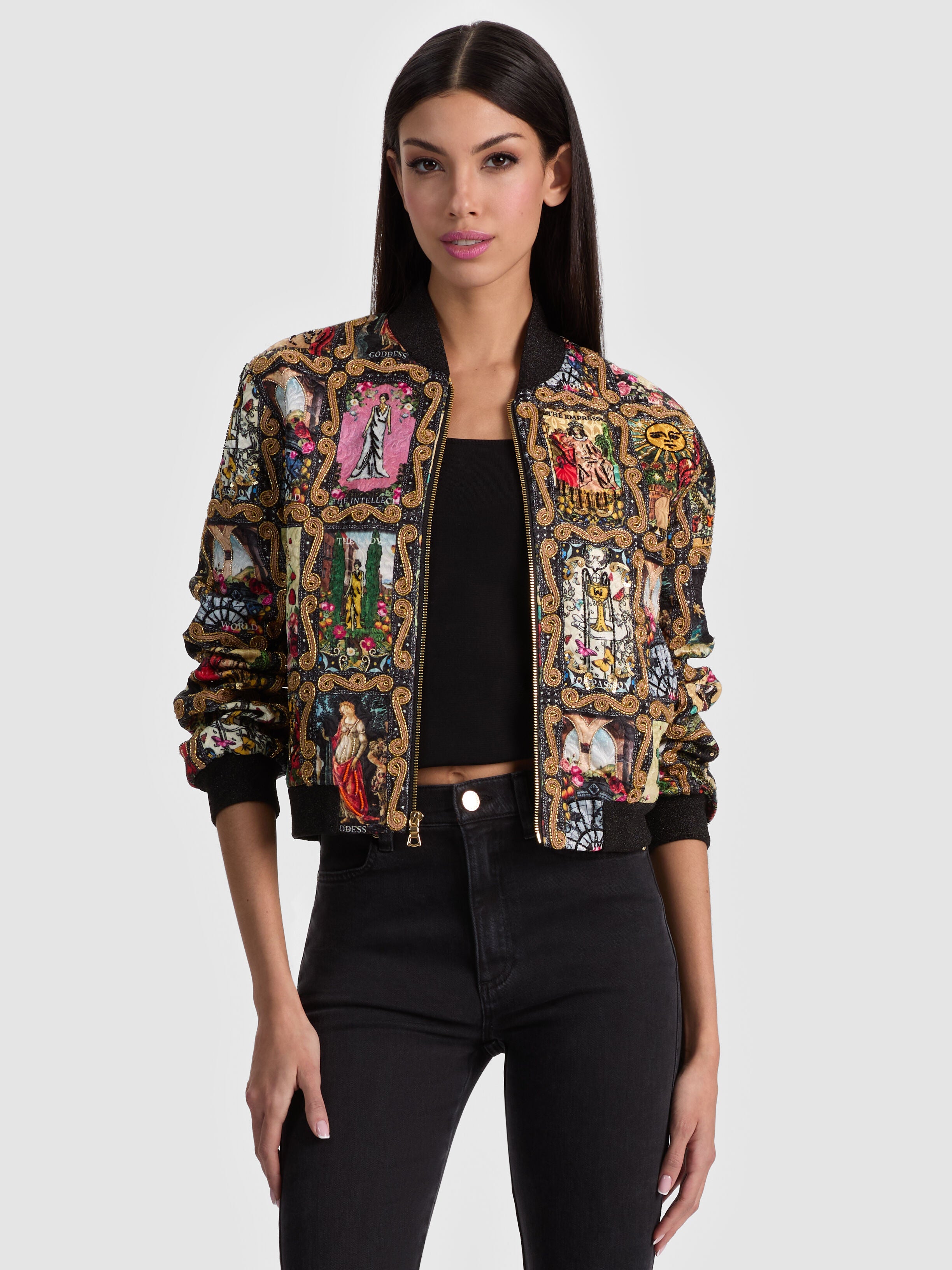 ASHER EMBELLISHED VARSITY JACKET