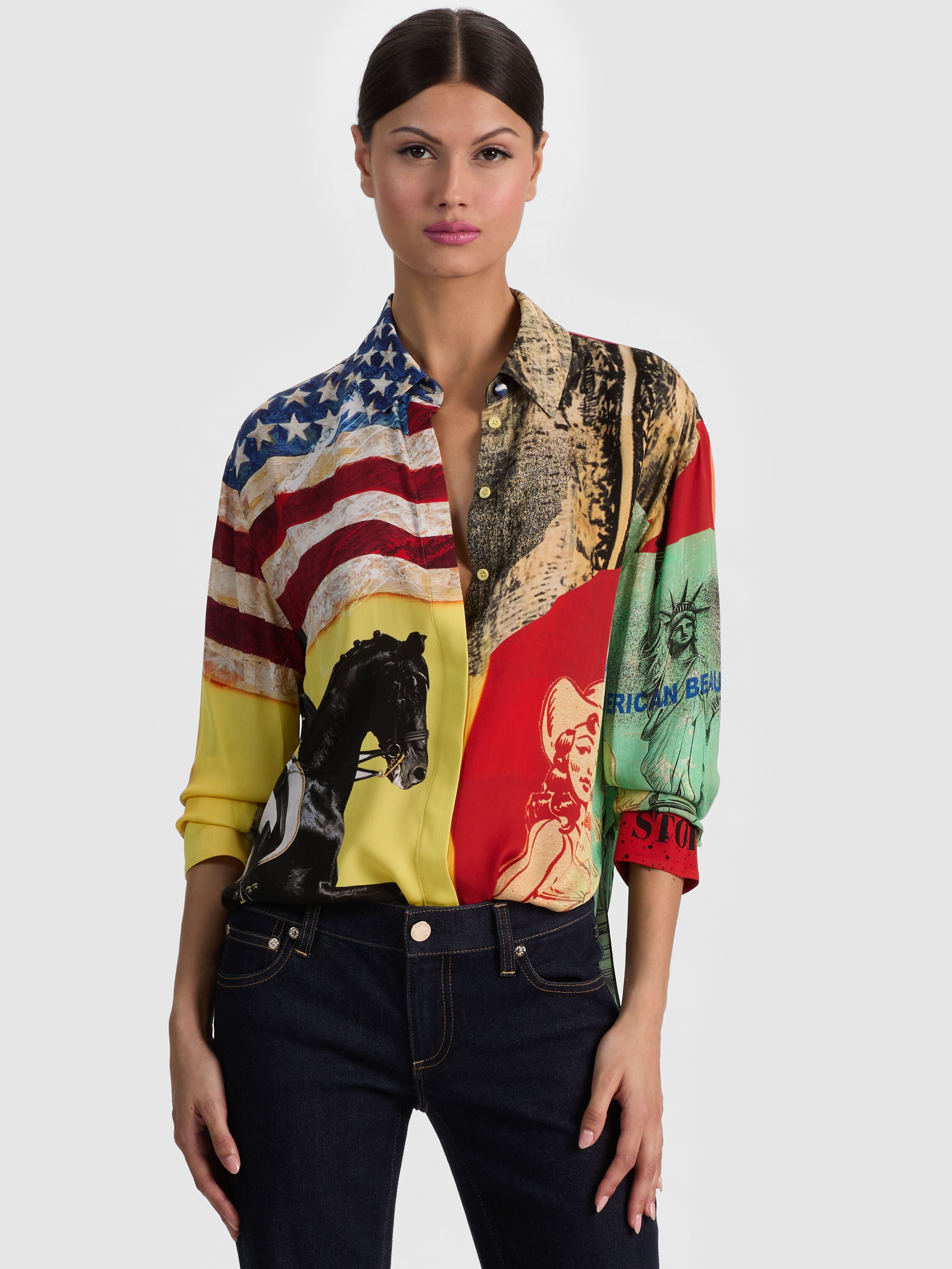 DIMITRA OVERSIZED BUTTON DOWN