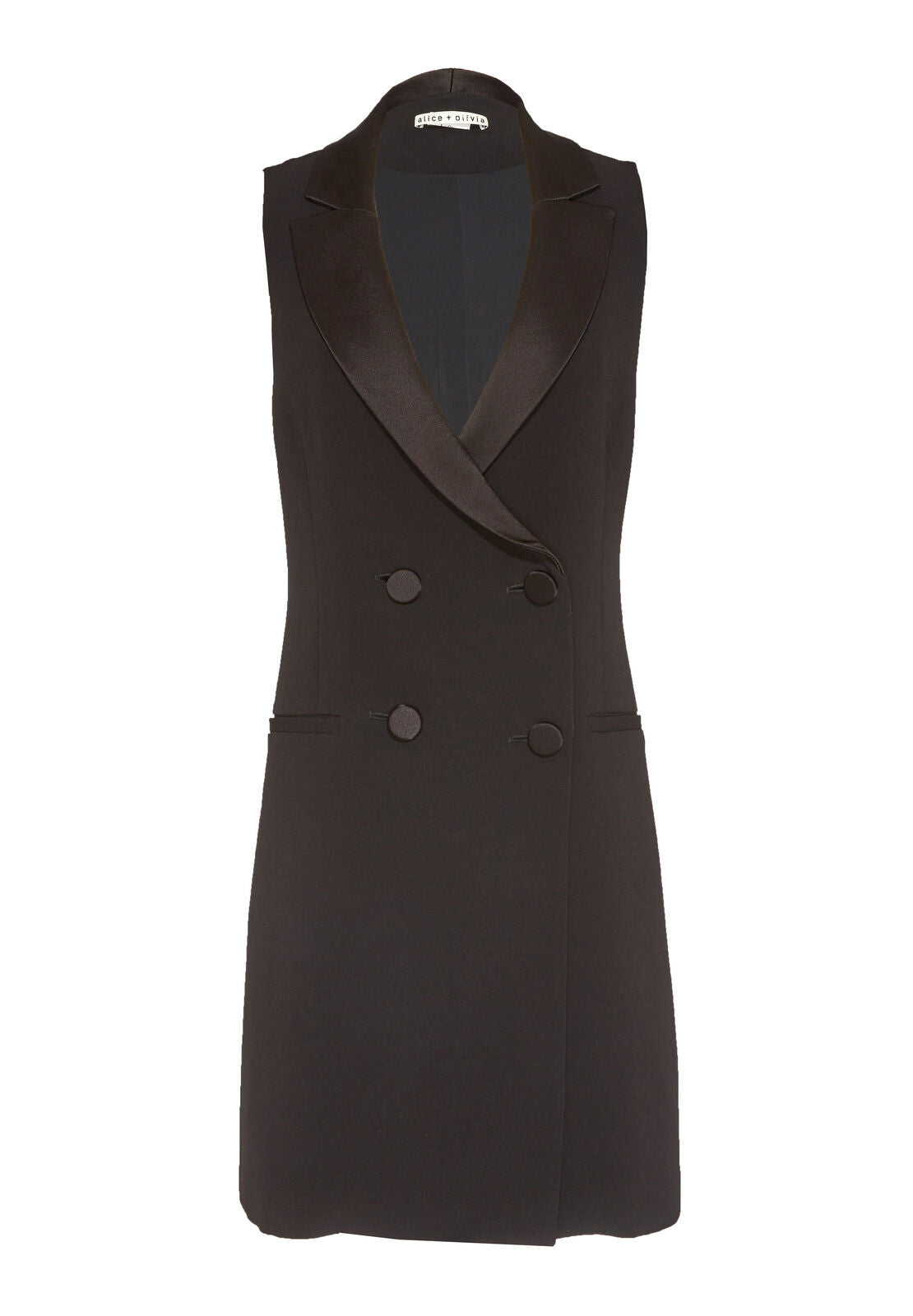 EVALYN TUXEDO DRESS
