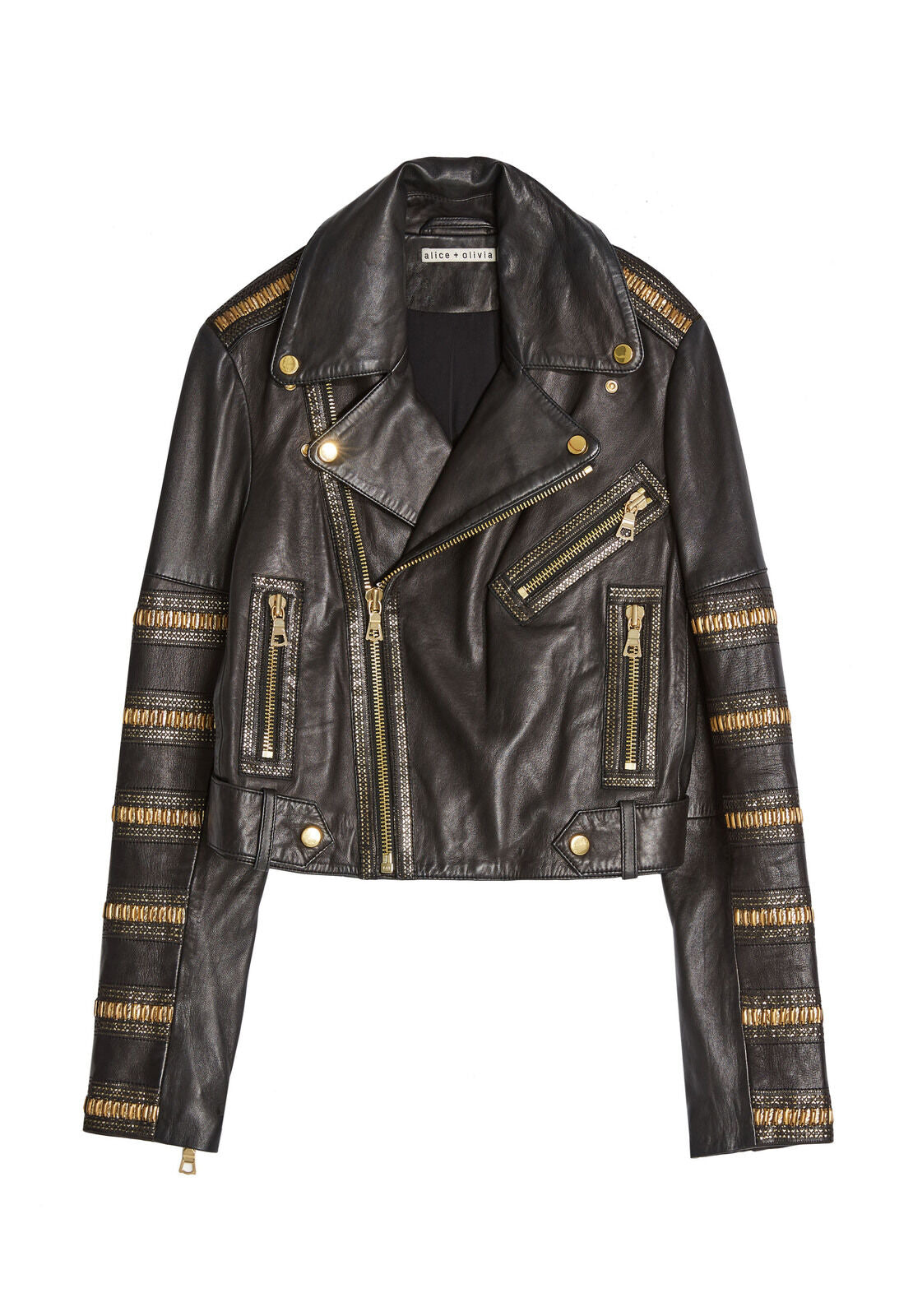 BLOUSON COURT EN CUIR CODY EMBELL