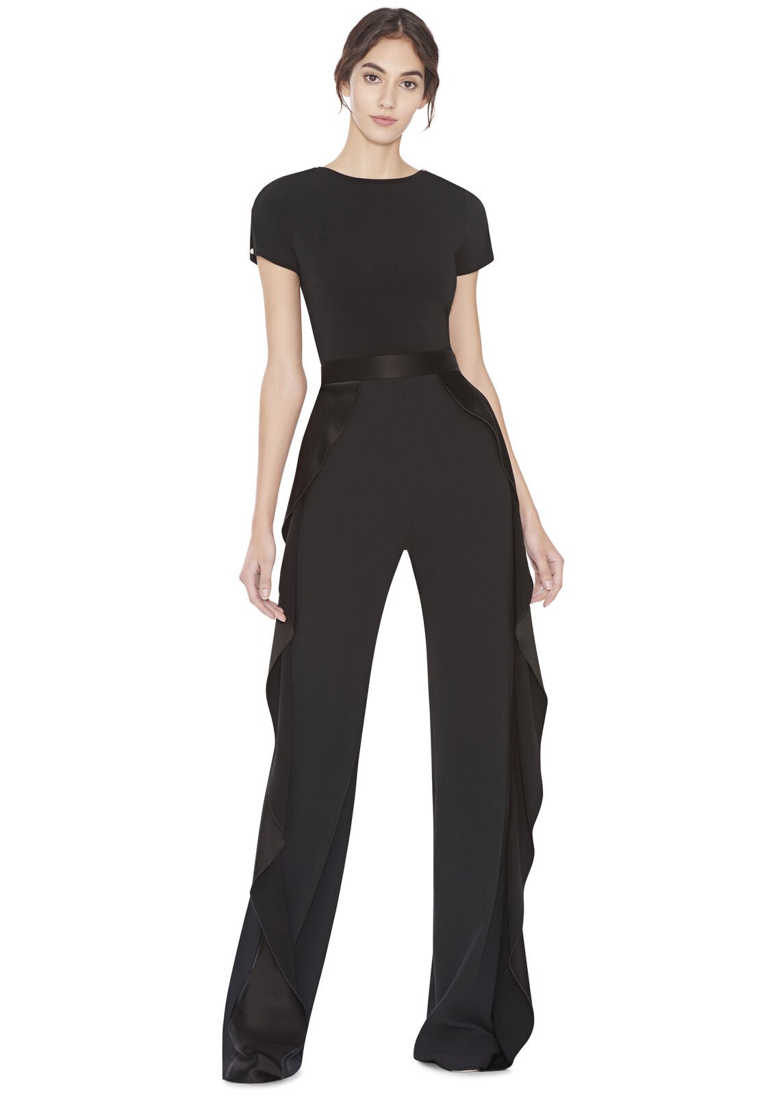 PANTALONI WALLACE CON RUCHES LATERALI