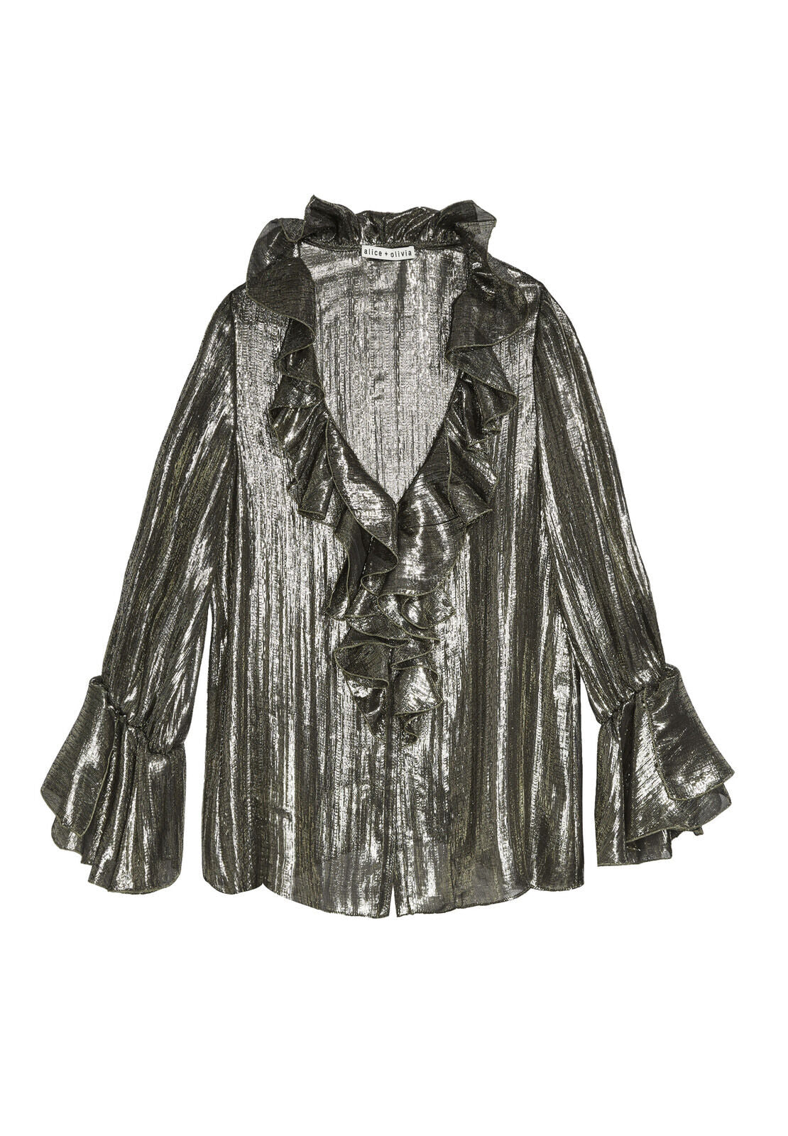 ELLIOT LS RUFFLE BLOUSE