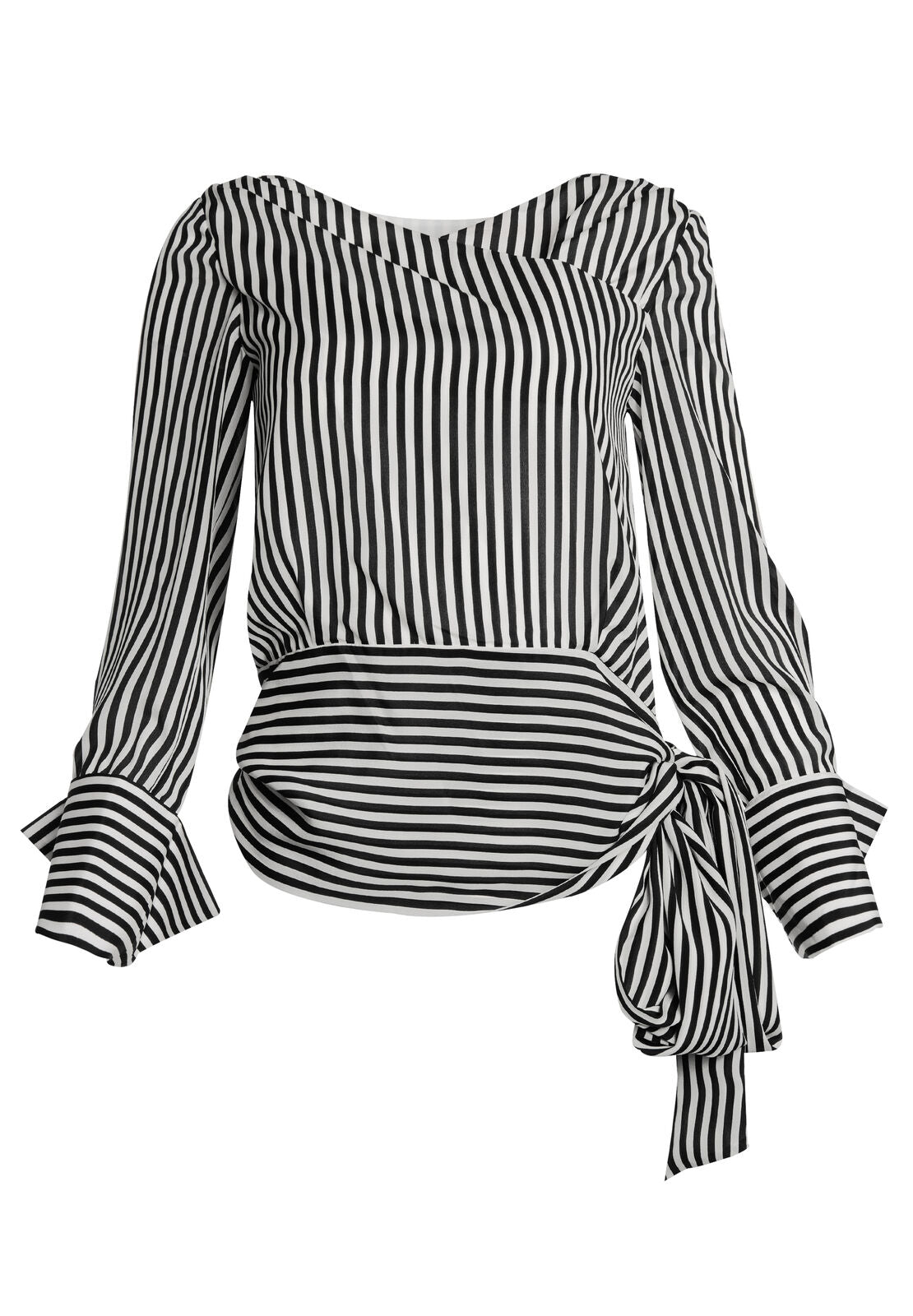 ALBA CROSS FRNT TIE WAIST BLS