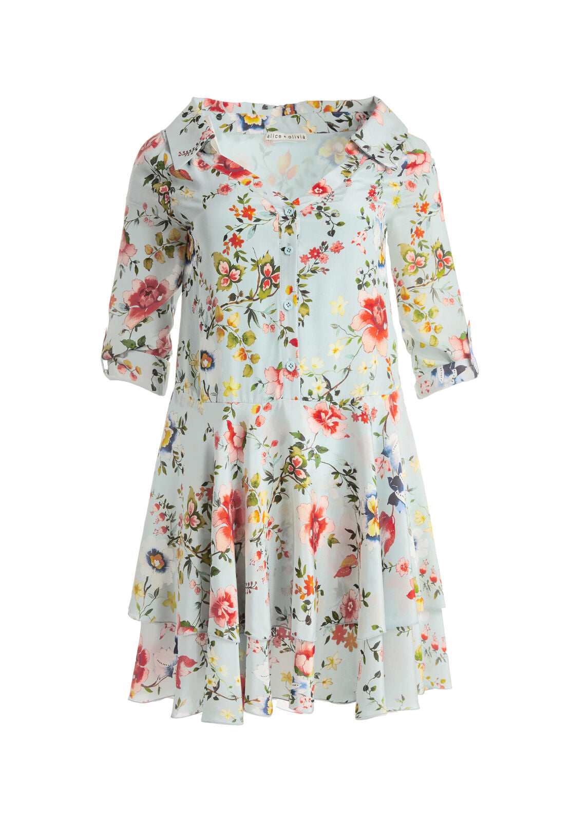 MOORE BTN UP LAYERED TUNIC DRS