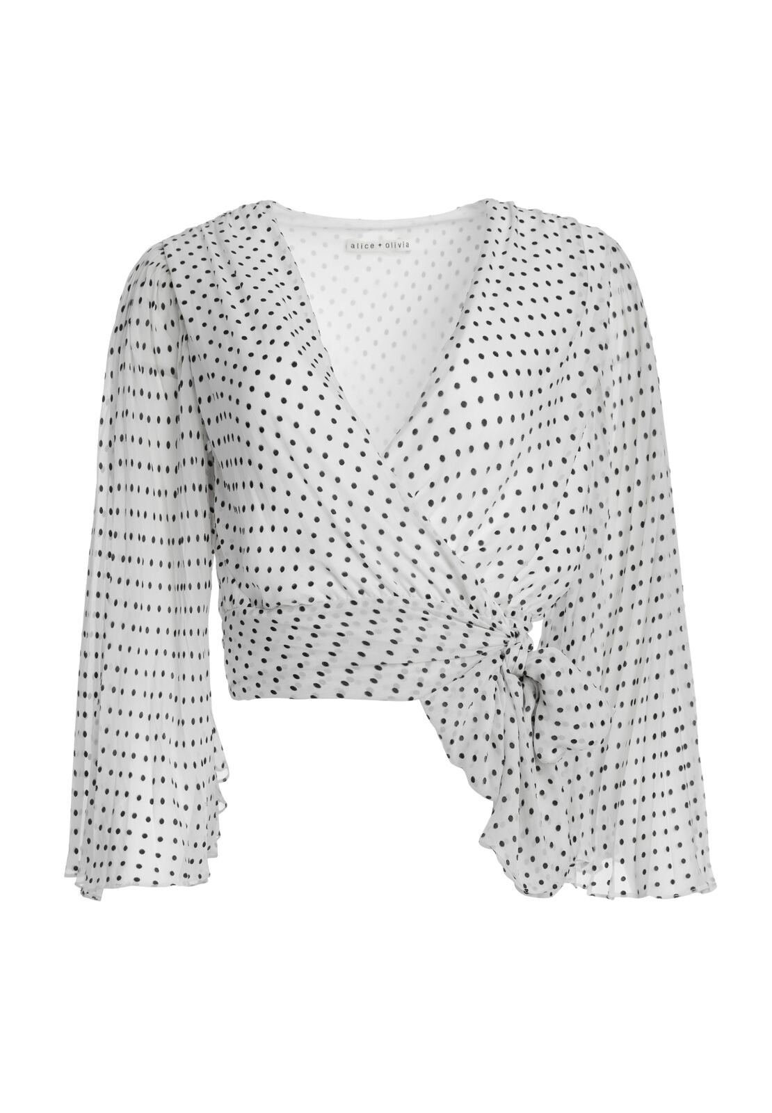BRAY PLEAT SLV WRAP TOP