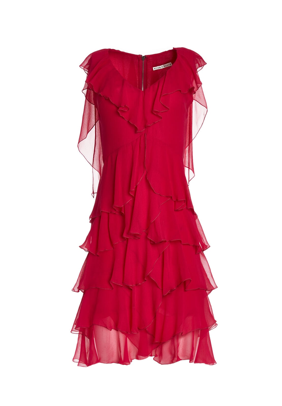 FELICITA RUFFLE TIERED MIDI DS