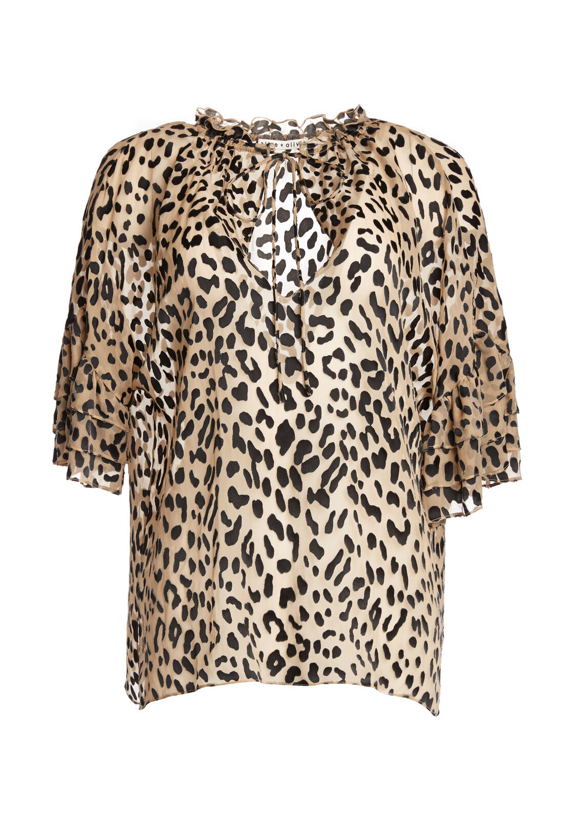 JULIUS TIER SLV TUNIC TOP