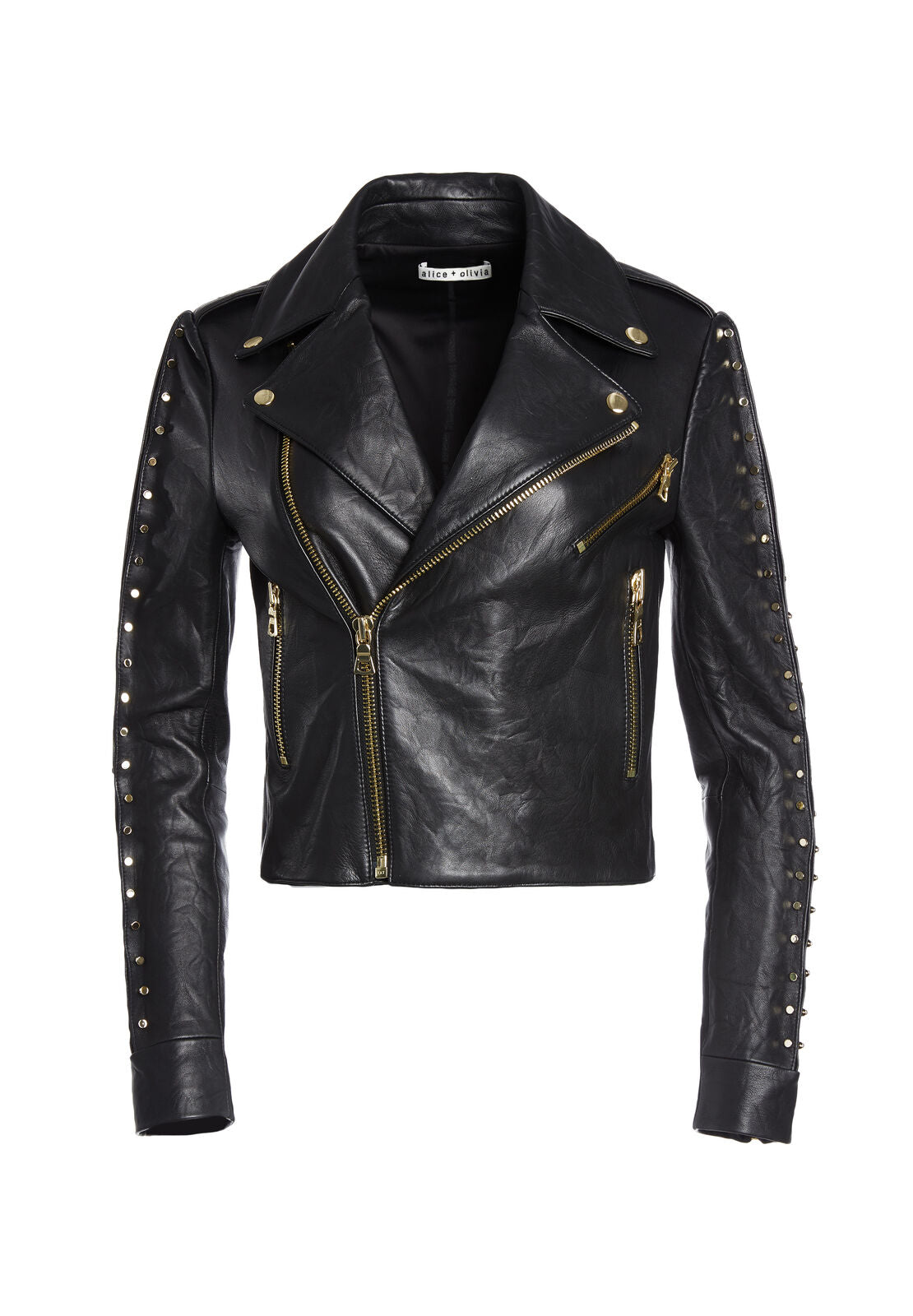 CODY LTHR METAL BAR JKT