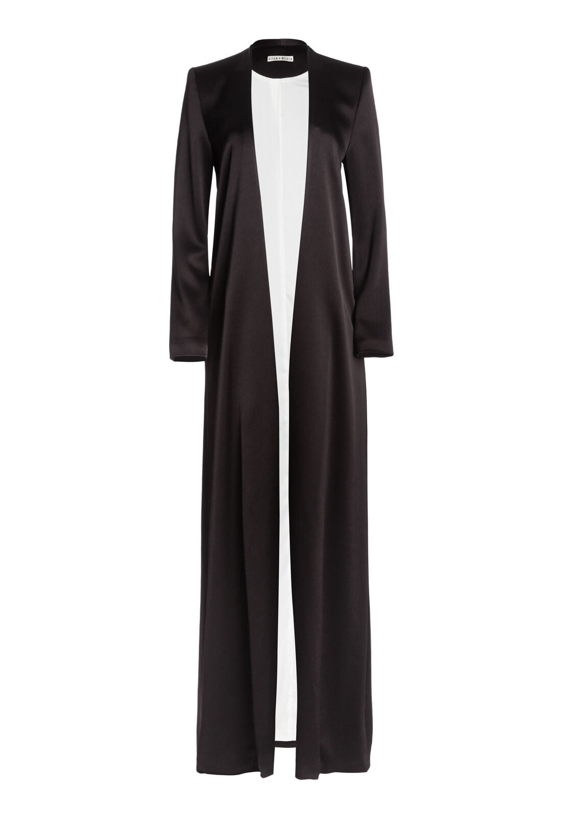MANTEAU SANS COL ÉPAULES HAUTES LINOA