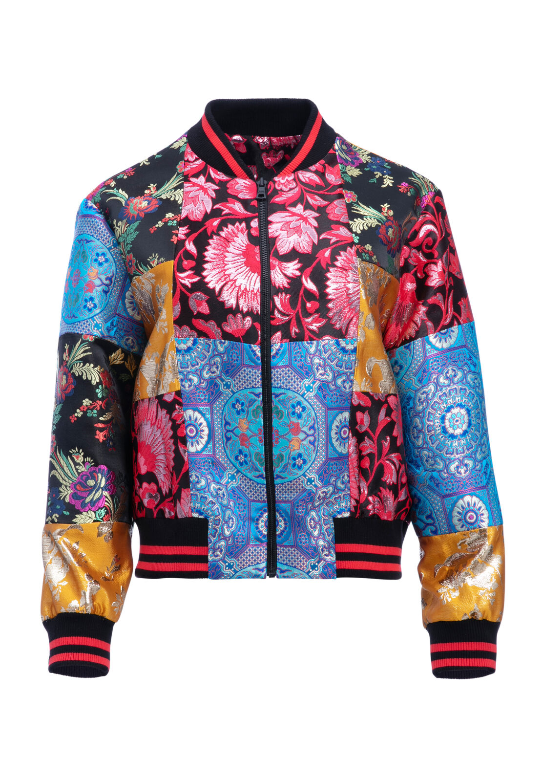 GIACCA OVERSIZE PATCHWORK LILA